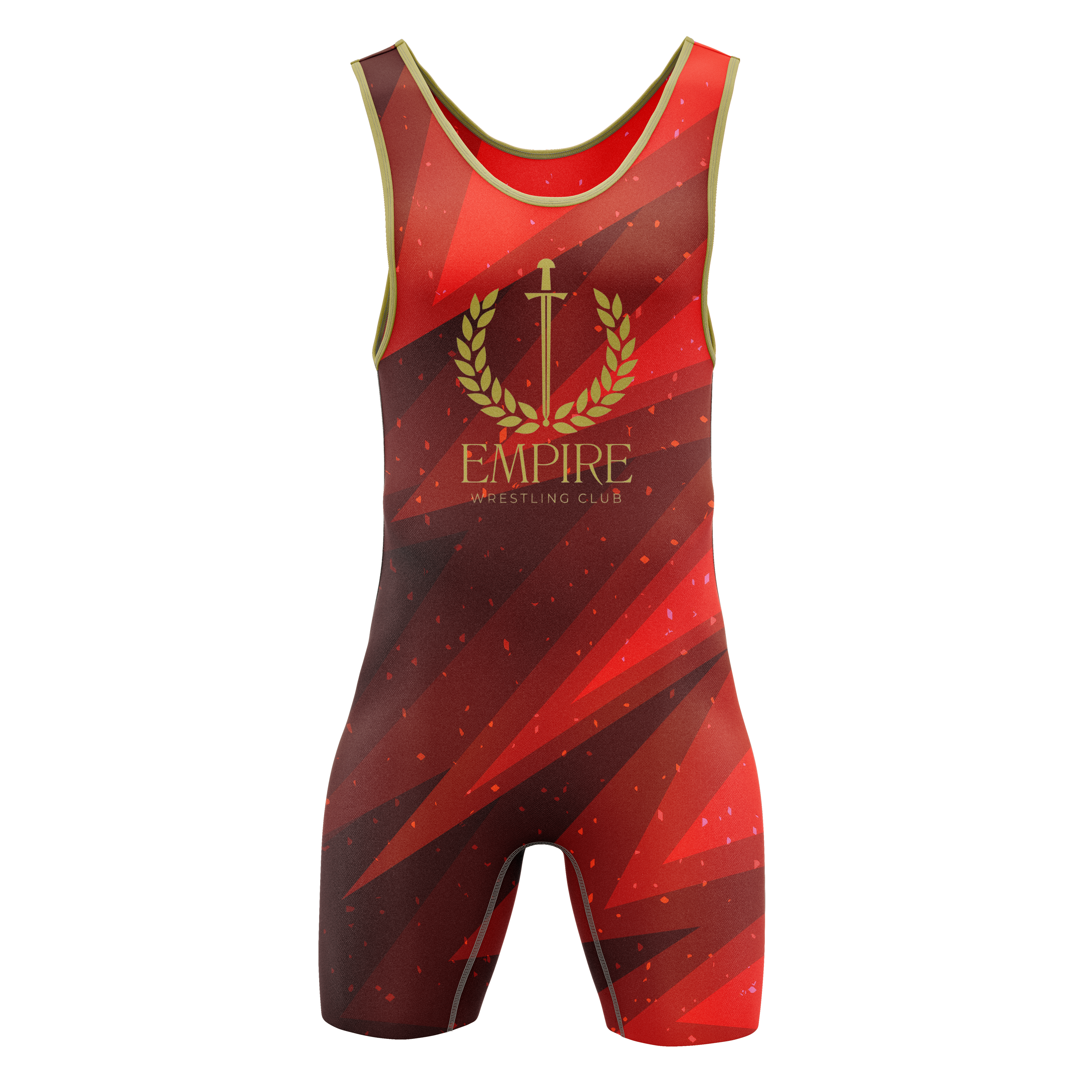 Empire Wrestling Gear Bundle: 3 Sublimated Singlets, Dry Fit T-Shirt, Shorts & Backpack