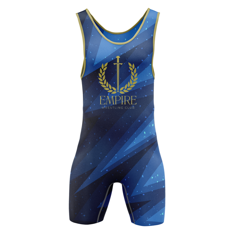 Empire Wrestling Gear Bundle: 3 Sublimated Singlets, Dry Fit T-Shirt, Shorts & Backpack