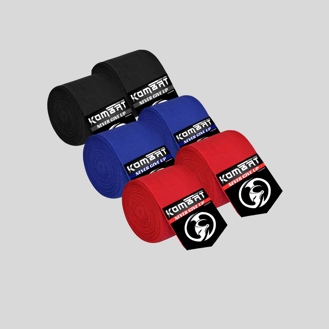 KOMBAT 3 PACKS MULTI COLORS BOXING WRAPS