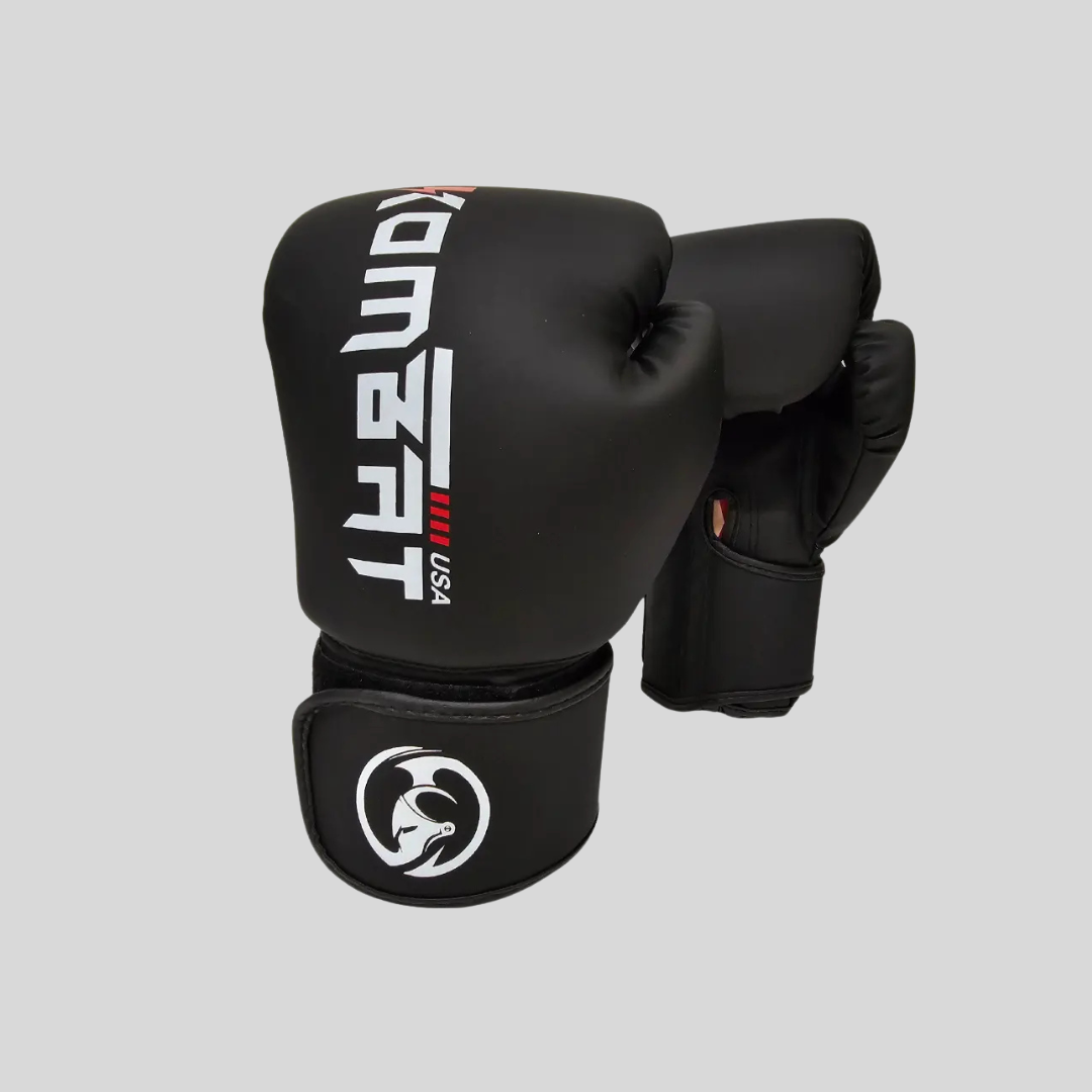 KOMBAT BOXING GLOVES PRO STYLE BLACK