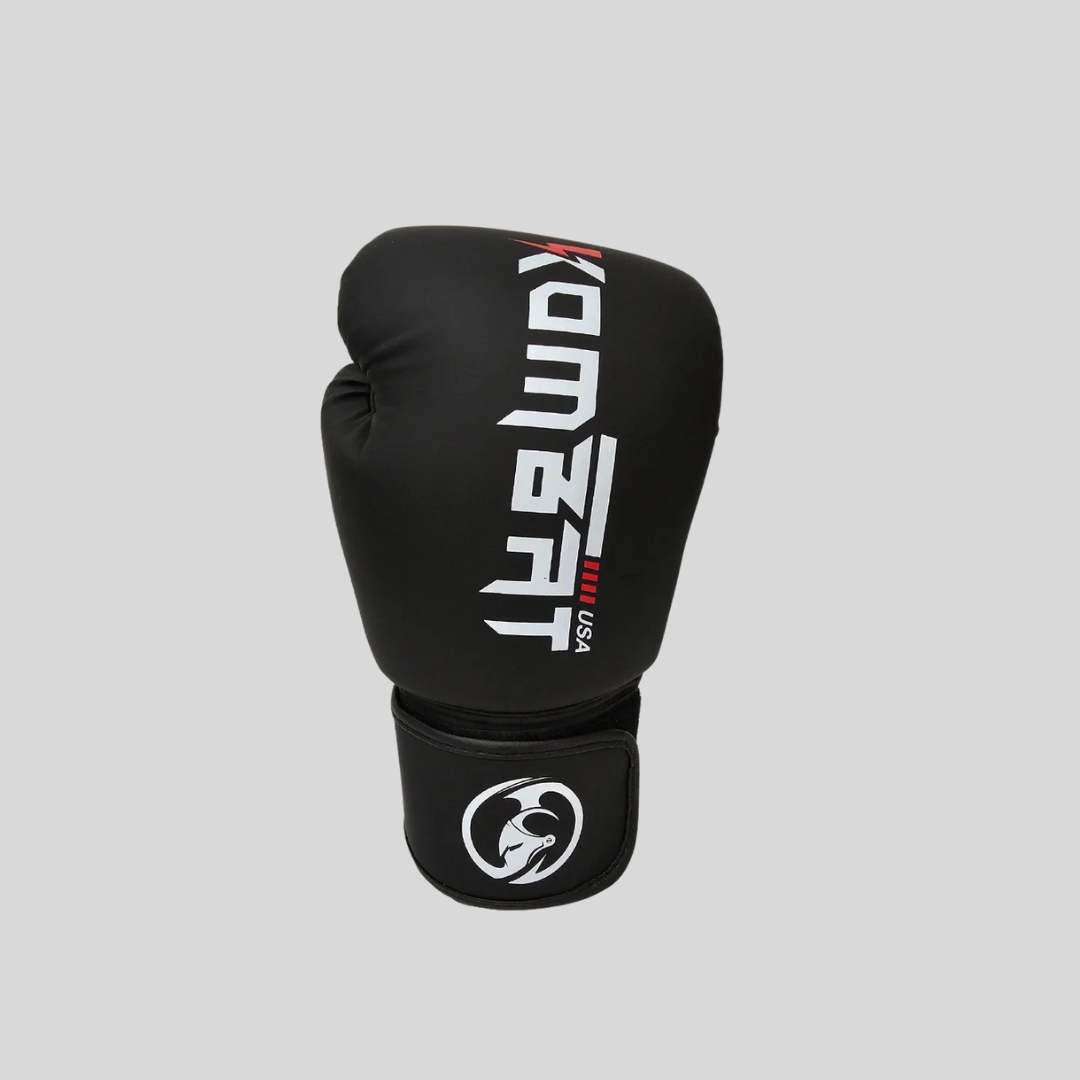 KOMBAT BOXING GLOVES PRO STYLE BLACK