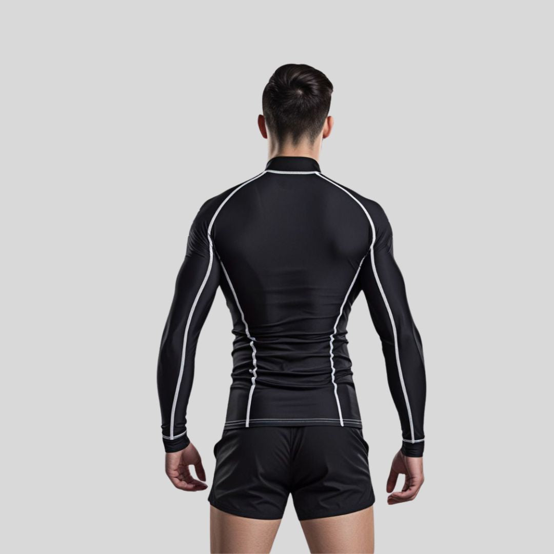 KOMBAT F/S PRO RASH GUARD BLACK