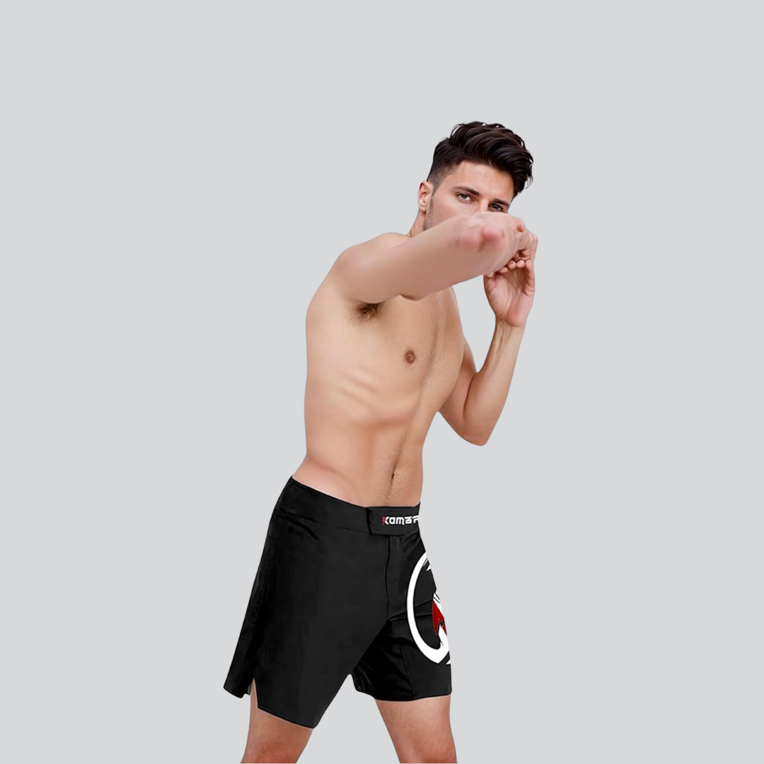 KOMBAT MMA SHORTS BLACK V1