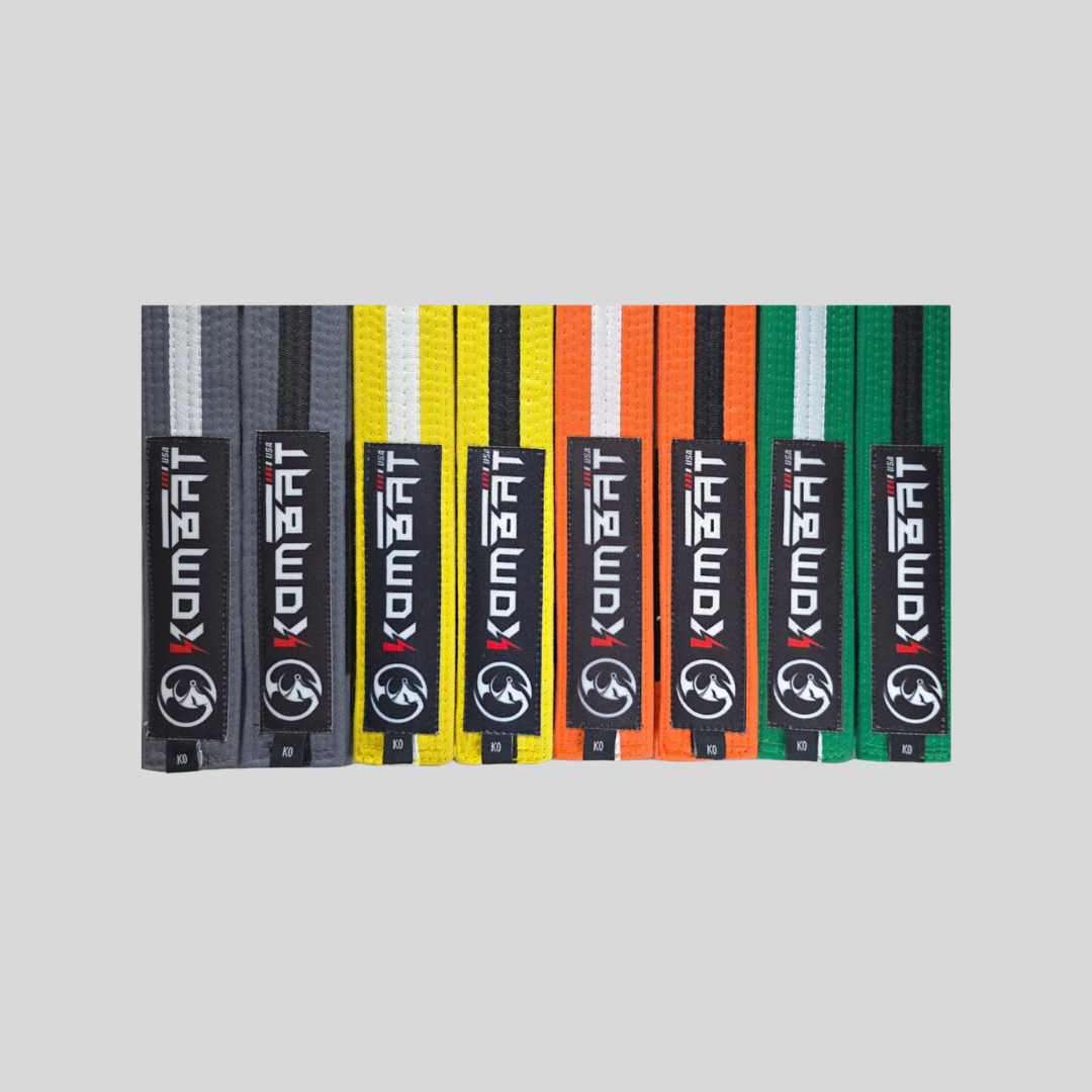 KOMBAT PREMIUM KIDS BJJ SOLID RANKED BELTS