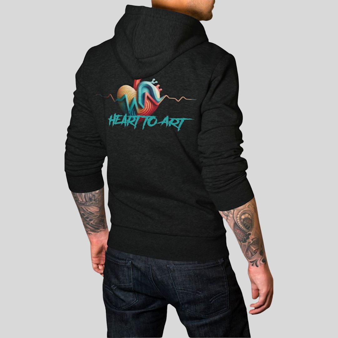 KOMBAT PREMIUM LIGHTWEIGHT HOODIE HEART TO ART V.1
