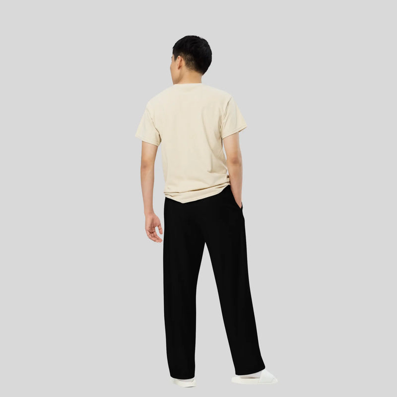 Kombat wide-leg pants,black wide leg pants,wide leg pants,straight leg pants, Wide Leg Trousers,Wide leg pants men,wide leg pants men's style,wide leg pants men's style