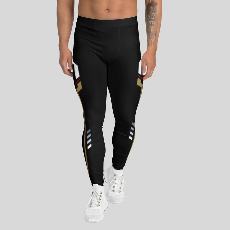 Men's Grappling Spats by Kombat,BJJ Spats,bjj spats men's,men's spats,best bjj spats,mens-spats-leggings,Men's Spats BJJ,Premium Black BJJ Spats