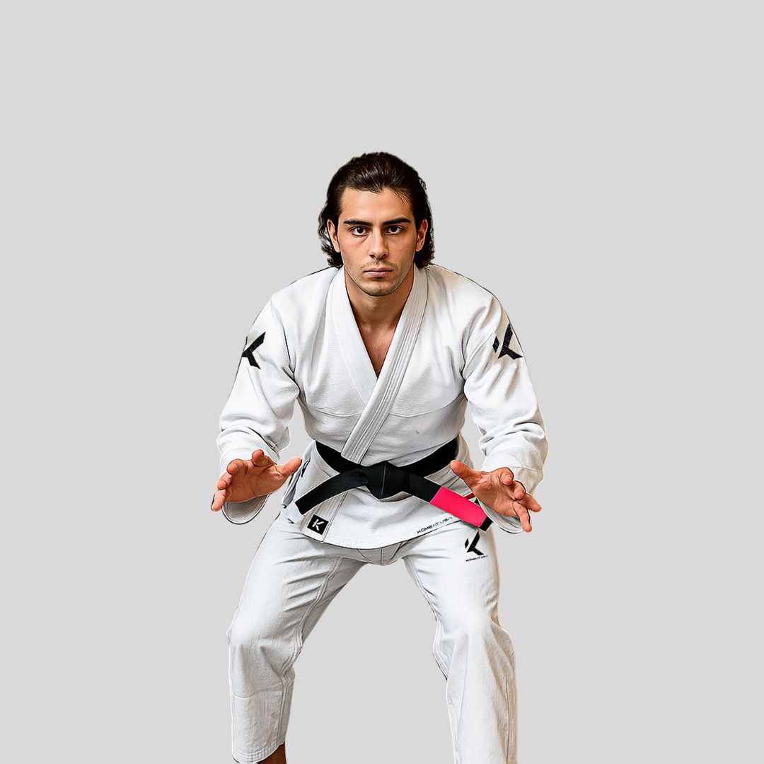 Premium white lightweight BJJ GI (V-1) for men – ideal for grappling