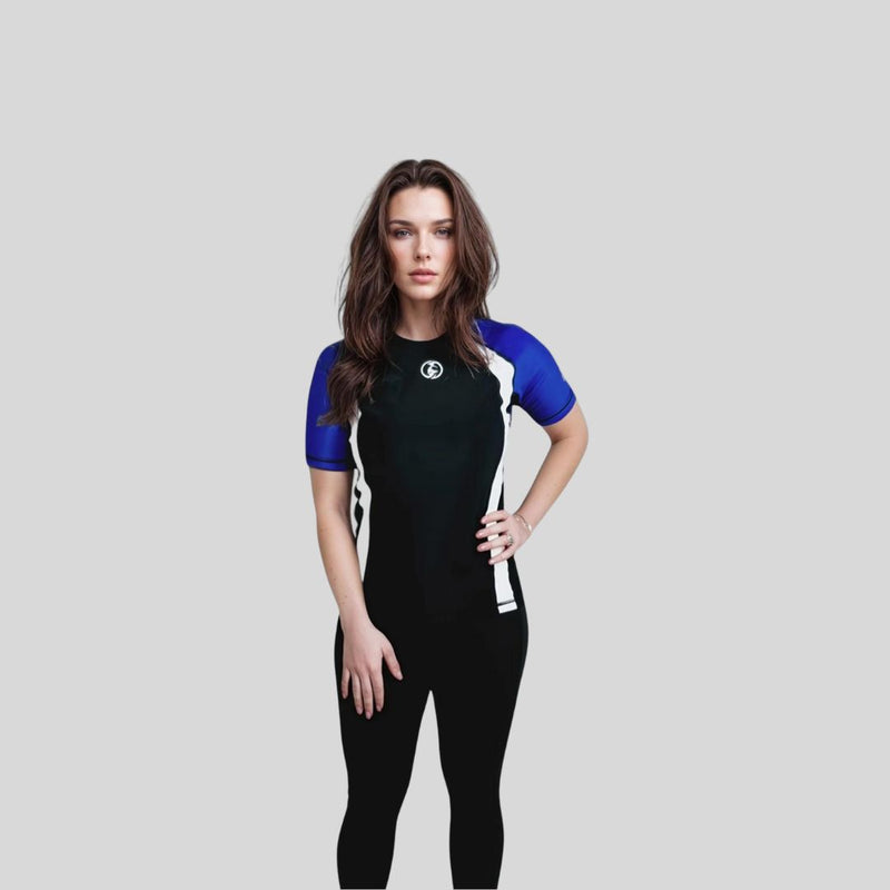 WOMAN HALF SLEEVE RANKED RASH GUARD
