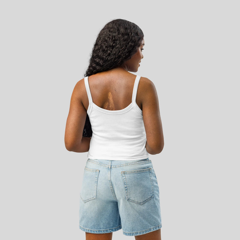 Women’s micro-rib tank top by Kombat, women's micro-rib tank top, Micro-Rib Tank,ribbed crop tank,