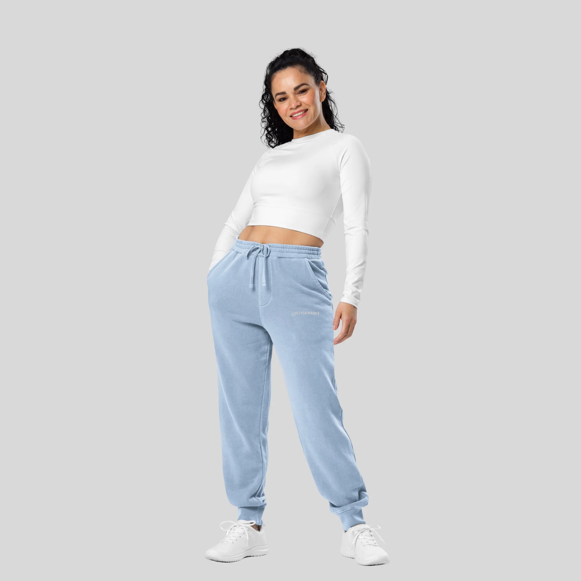 Women's pigment-dyed sweatpants by Kombat