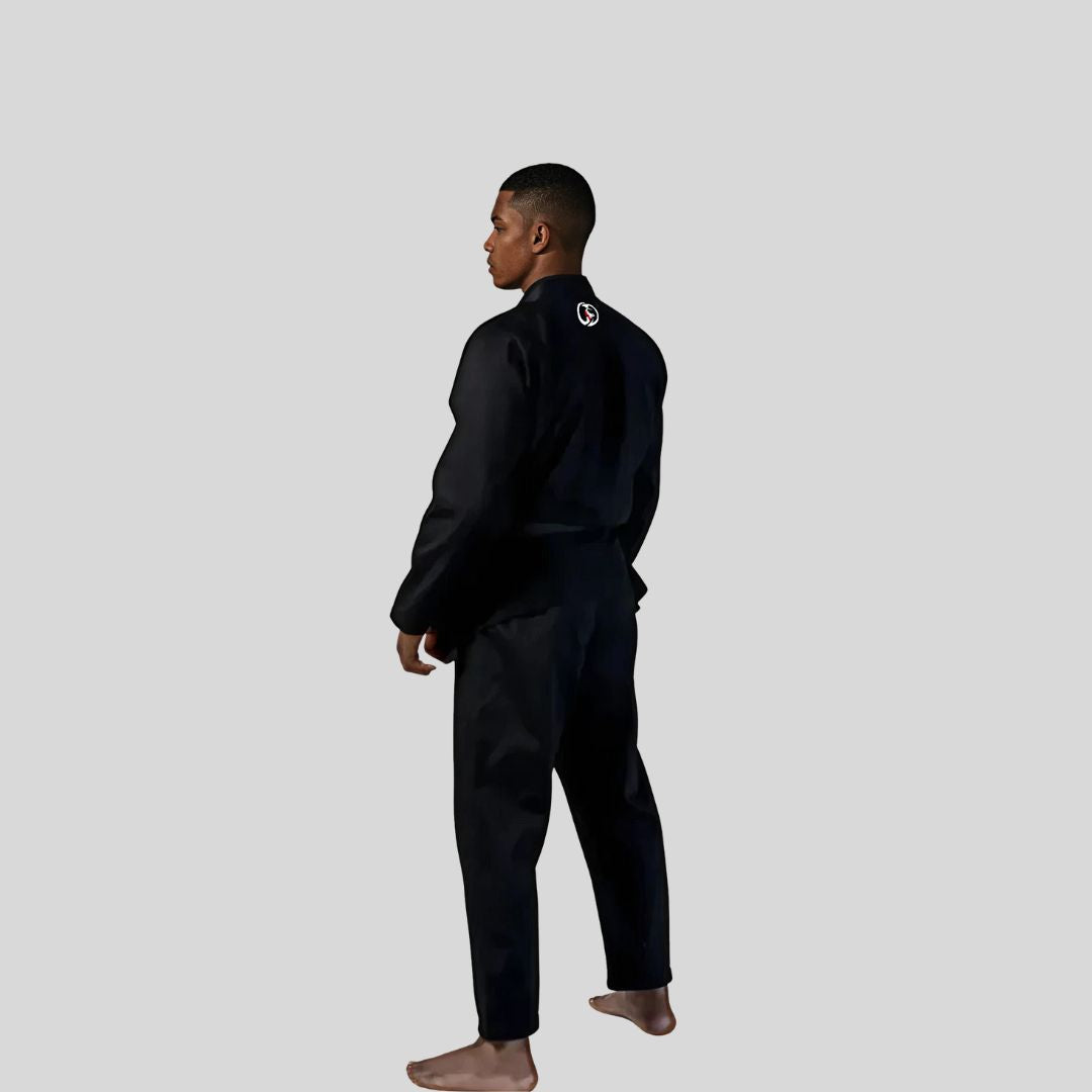 Kombat USA Light Edition BJJ Gi V-1 Black premium adult BJJ gi for training and competition