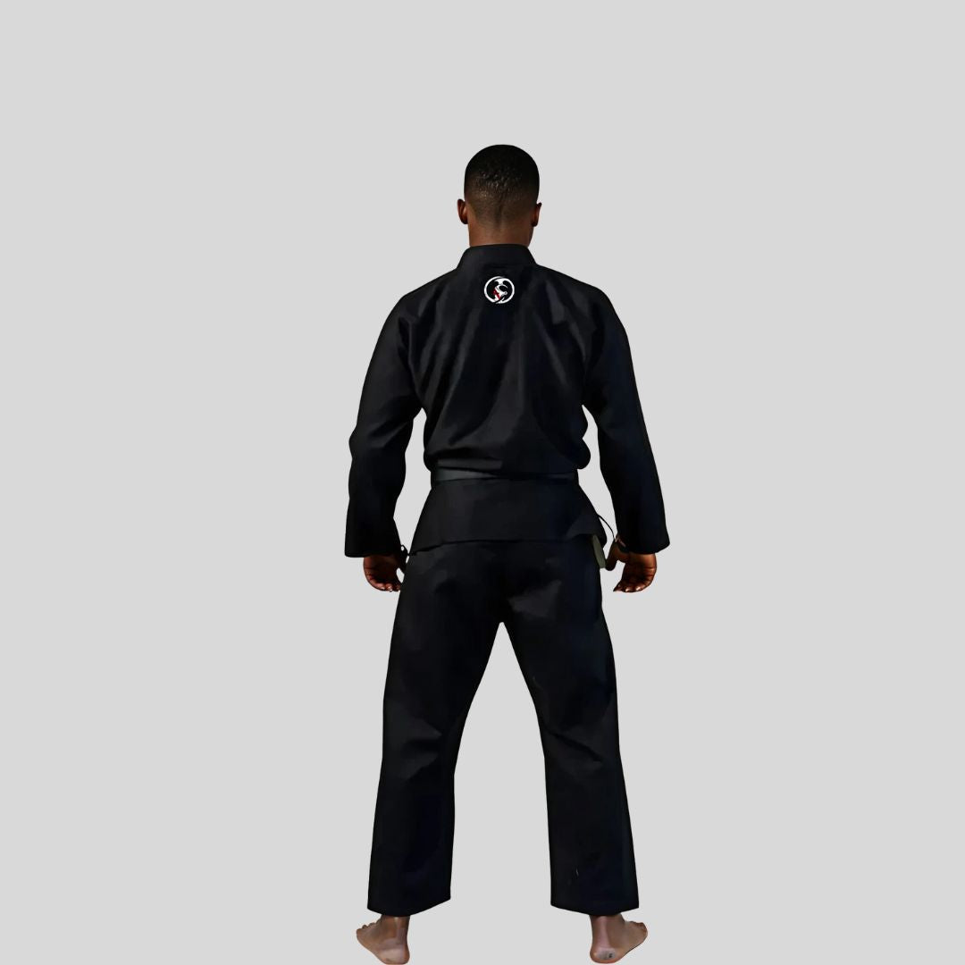 Kombat USA Light Edition BJJ Gi V-1 Black premium adult BJJ gi for training and competition