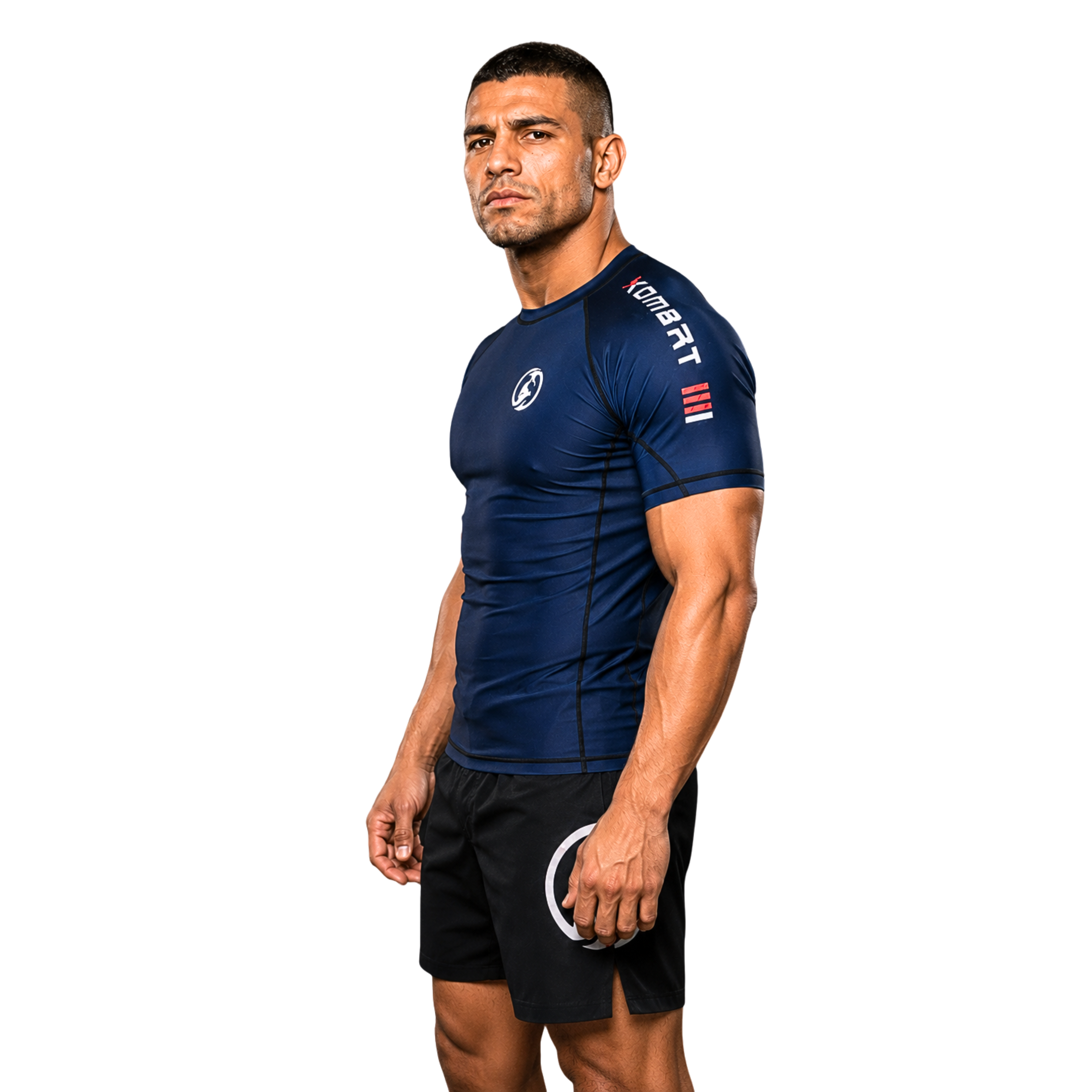 KOMBAT MMA RASH GUARDS H/S PRO BLUE | BJJ RASHGUARDS