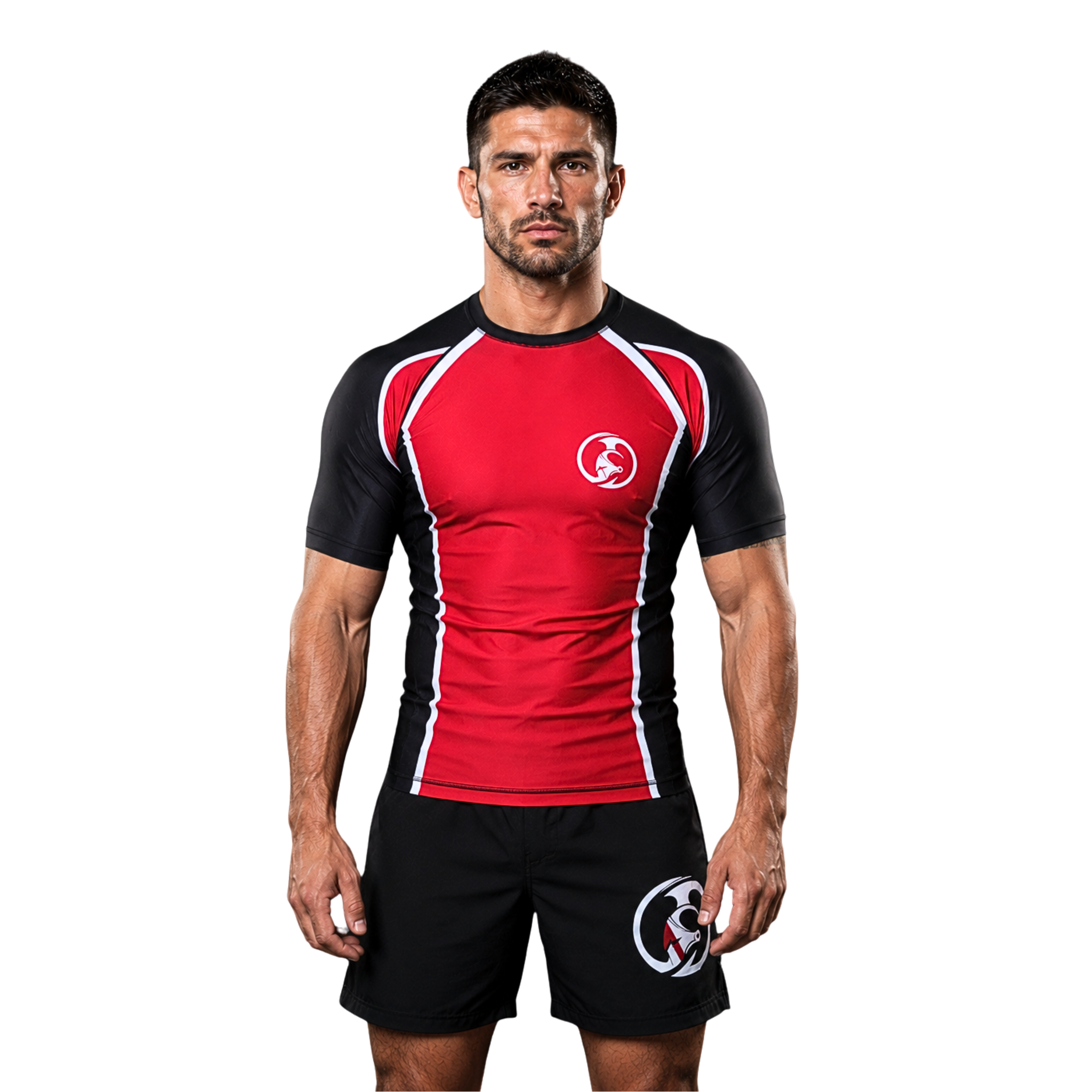 ADULT RASH GUARD H/S HOT ROD