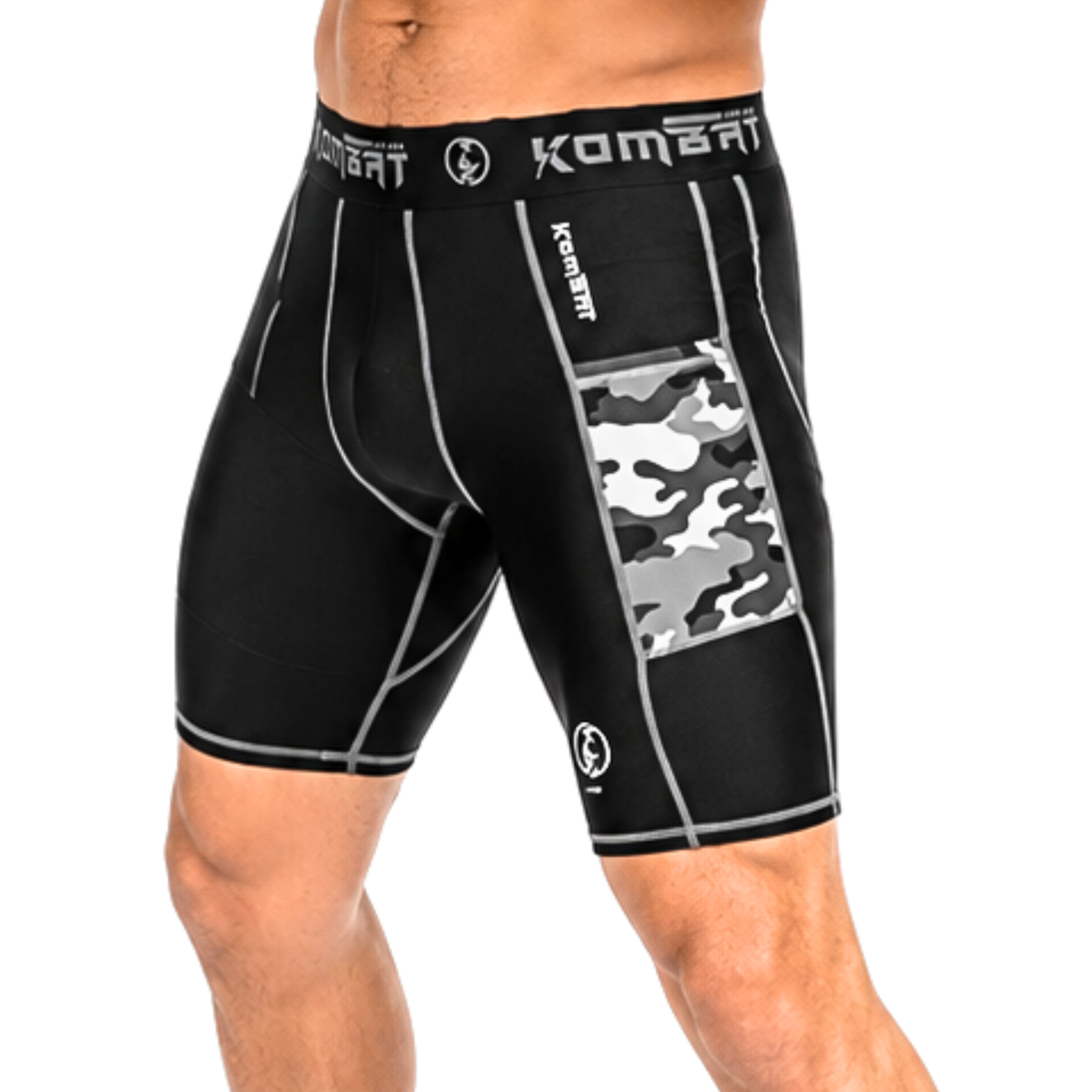 KOMBAT COMPRESSION SHORT BLACK CAMOUFLAGE