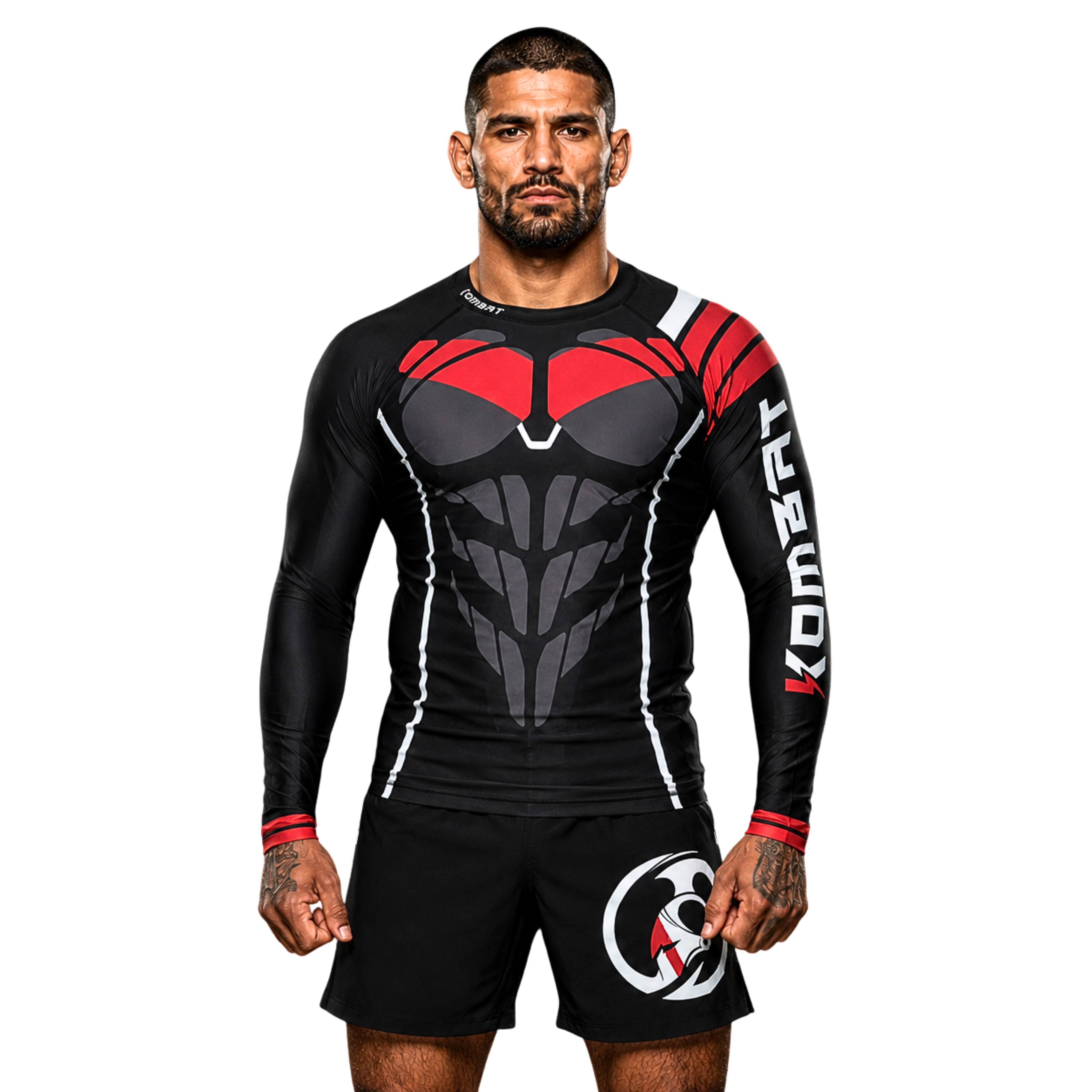 ADULT F/S KNIGHT WING RASH GUARD