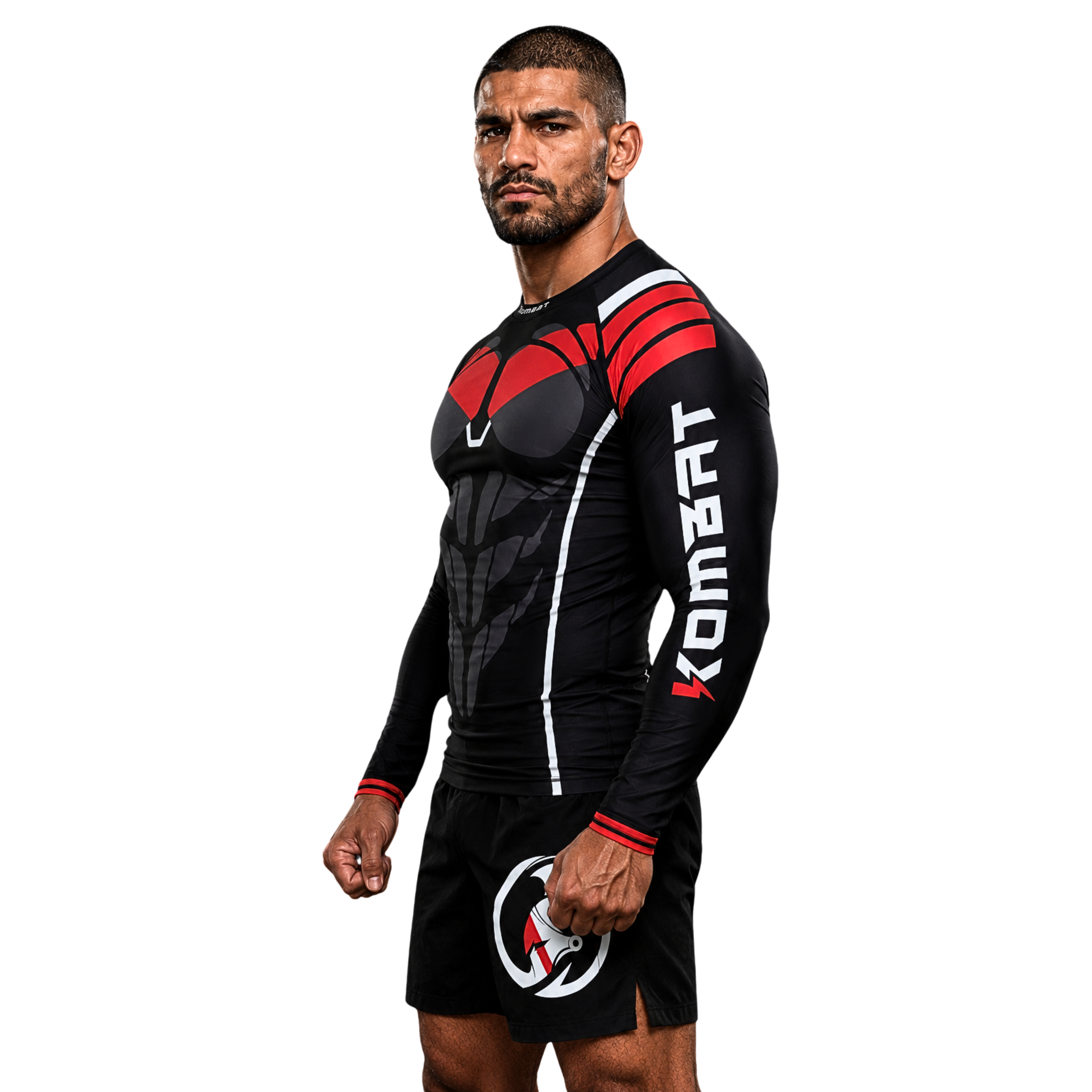 ADULT F/S KNIGHT WING RASH GUARD