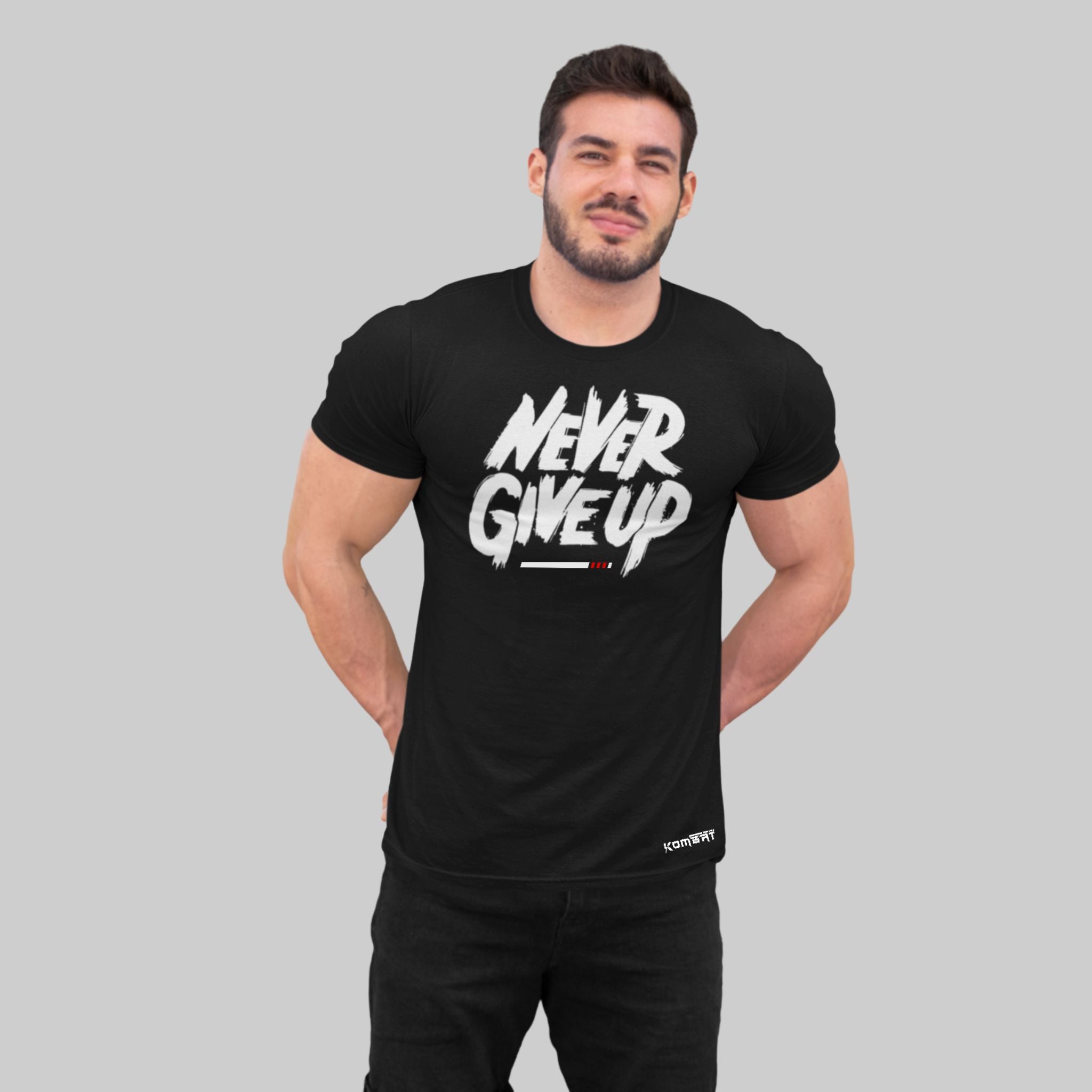 NEVER GIVE UP T-SHIRT