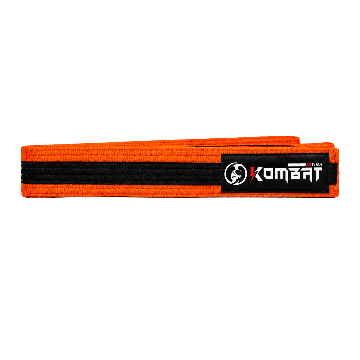 KOMBAT KIDS BJJ PREMIUM BELT - Orange/Black