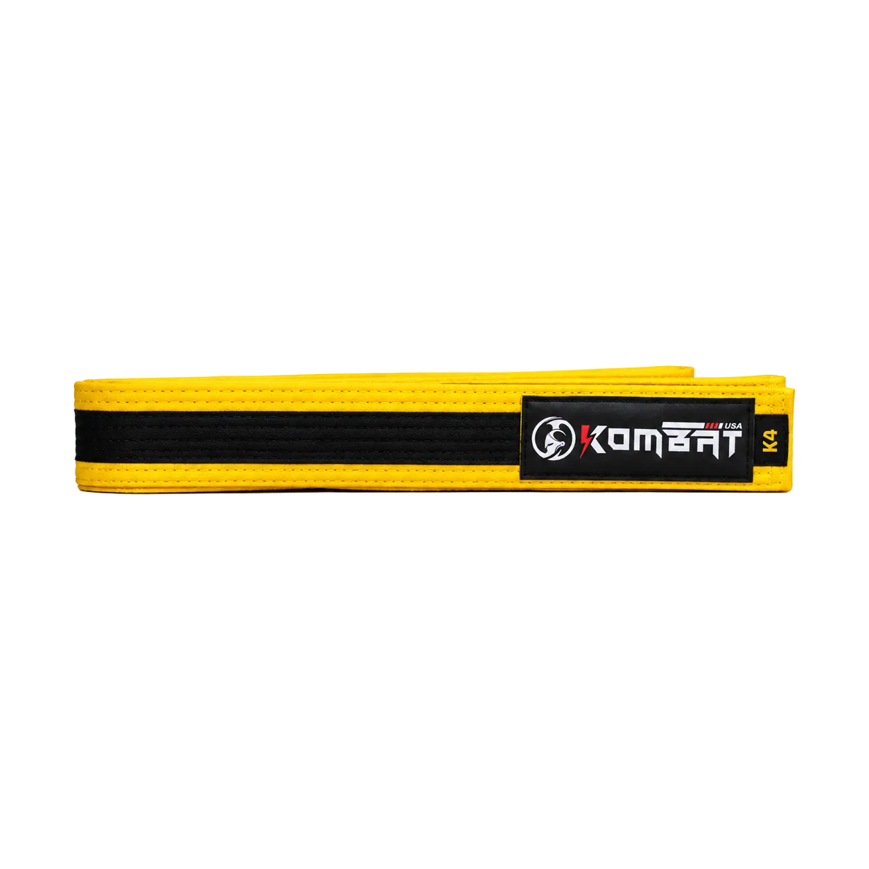 KOMBAT KIDS BJJ PREMIUM BELT - Yellow/Black