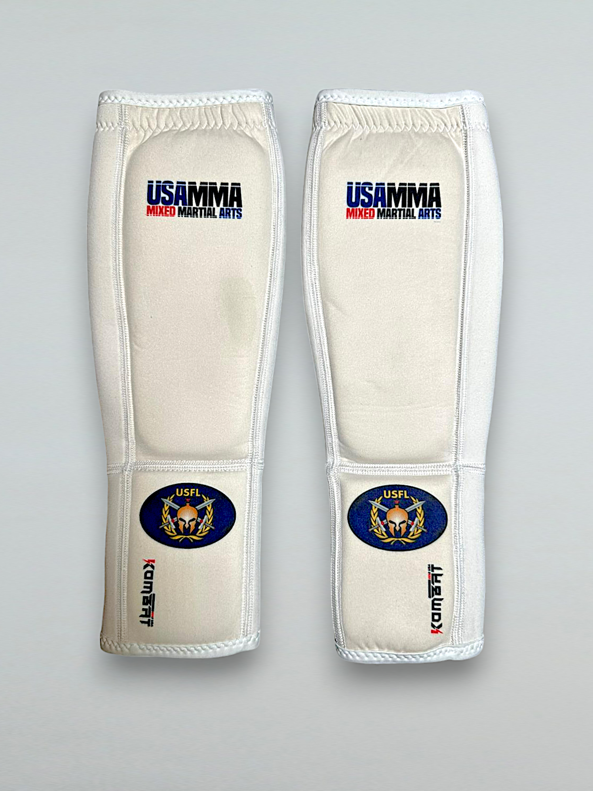 USAMMA  MMA YOUTH Elastic Cloth Shin & Instep Padded Guards