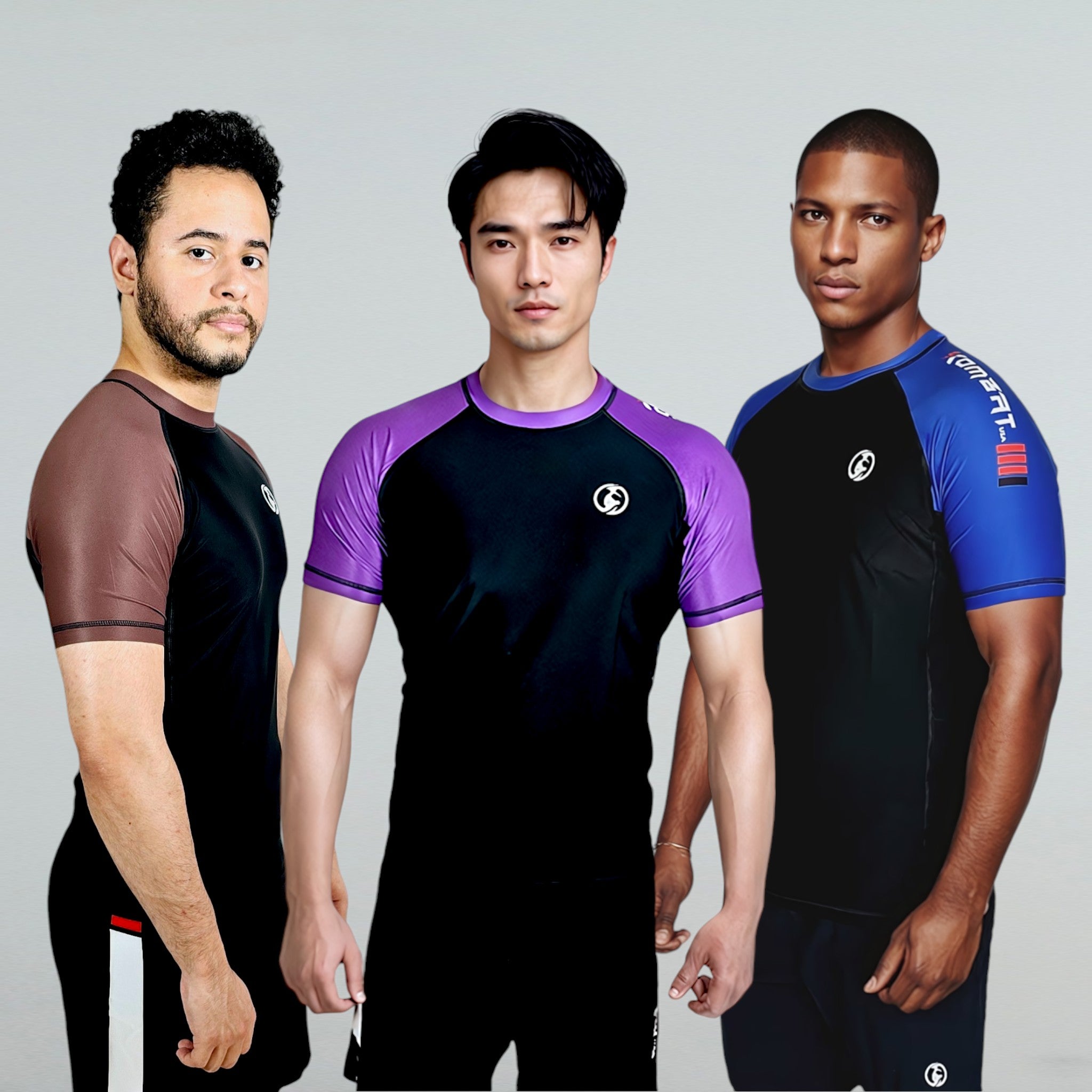 MAN HALF SLEEVE RANKED PRO RASH GUARD