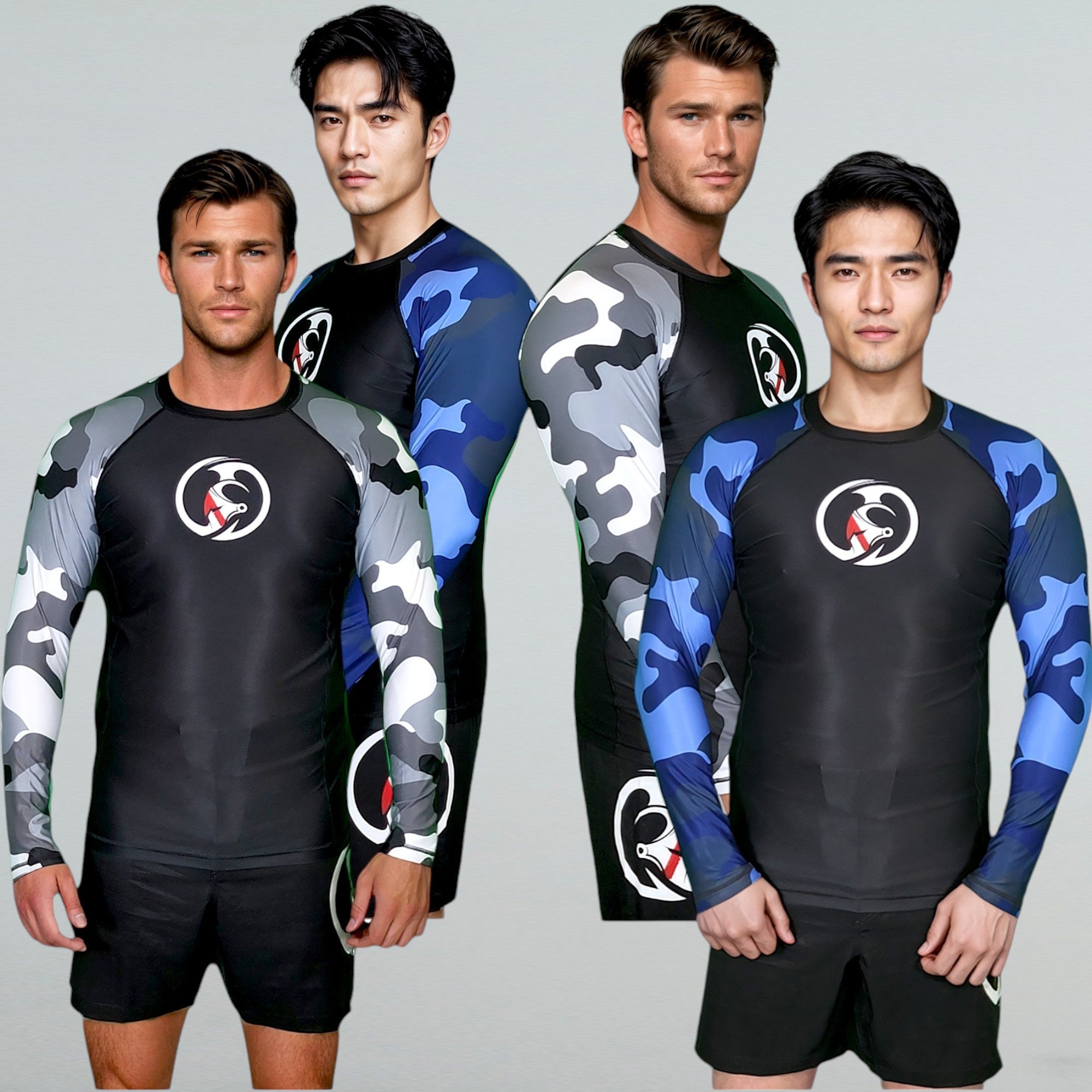 MAN FULL SLEEVE CAMOUFLAGE RASH GUARD