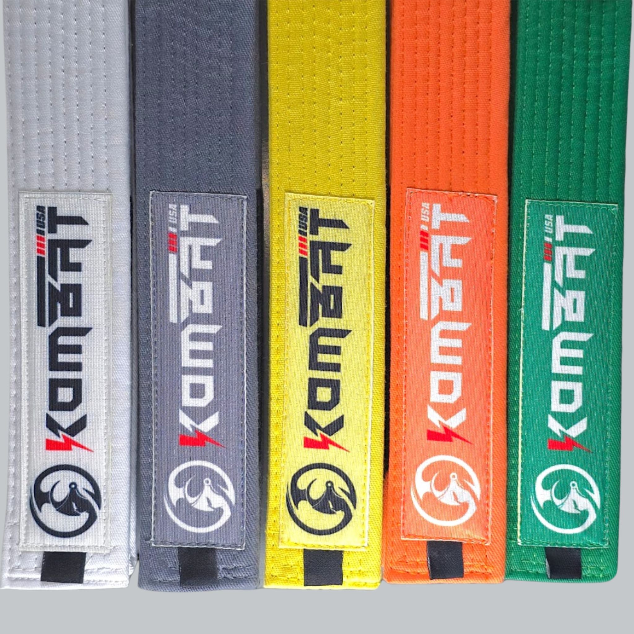 KOMBAT PREMIUM KIDS BJJ SOLID RANKED BELTS