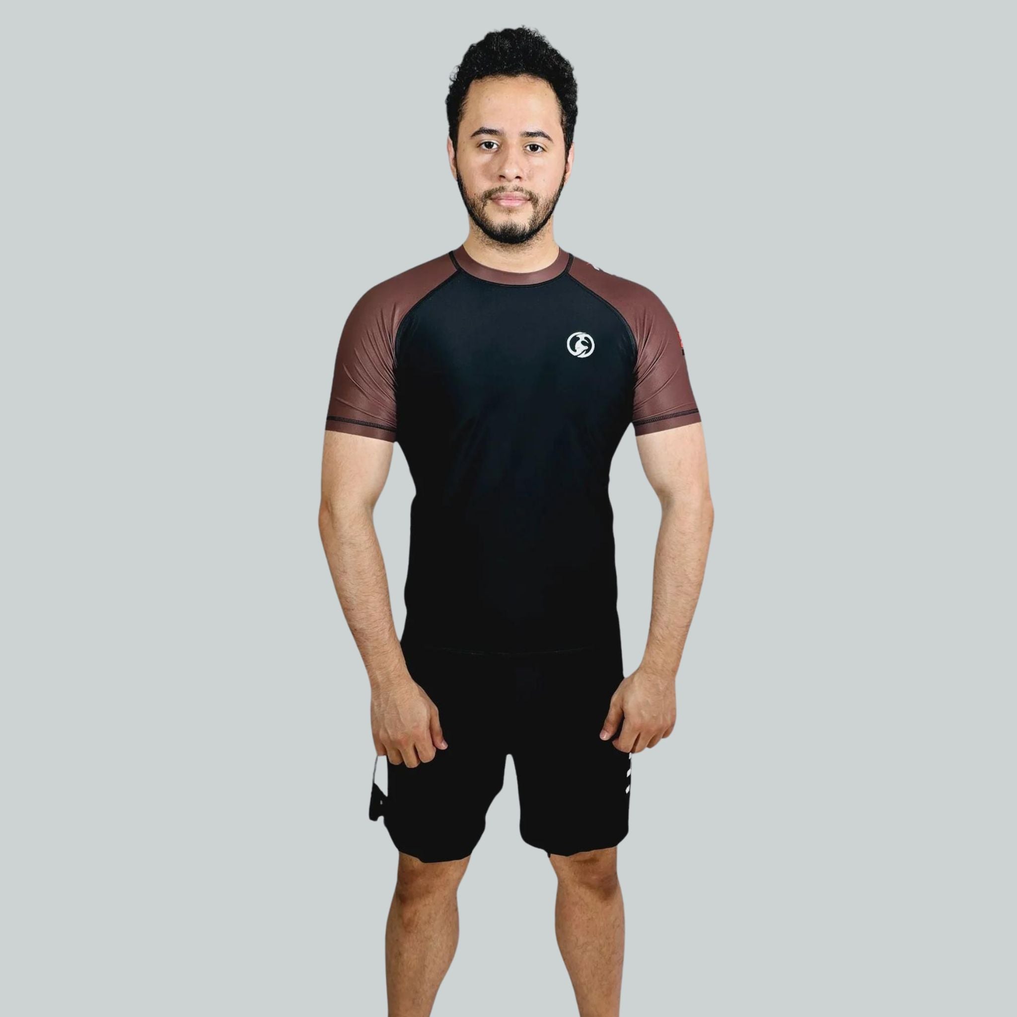 MAN HALF SLEEVE RANKED PRO RASH GUARD