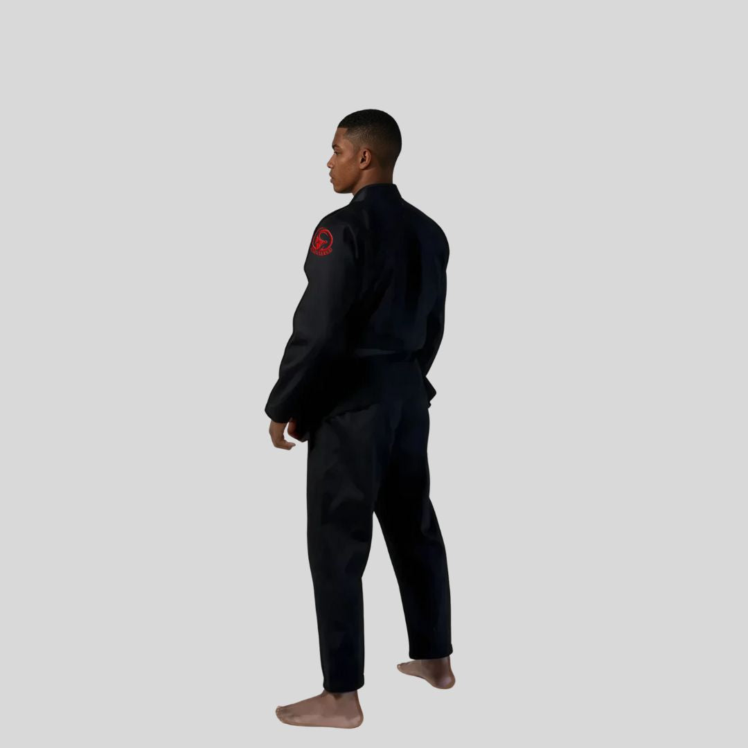 FIGHTING WARRIOR CLASSIC LIGHTNING BLACK/RED GI 3P
