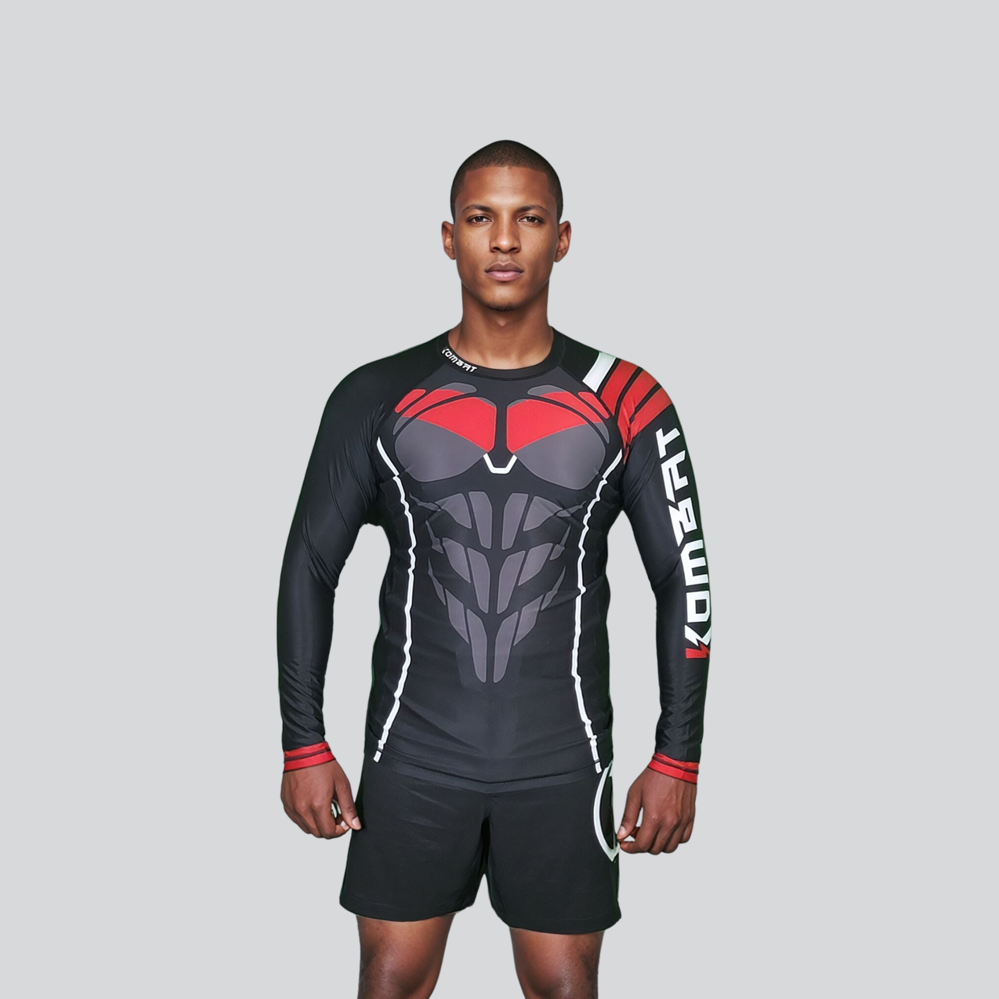 KOMBAT F/S NIGHT WING RASH GUARD