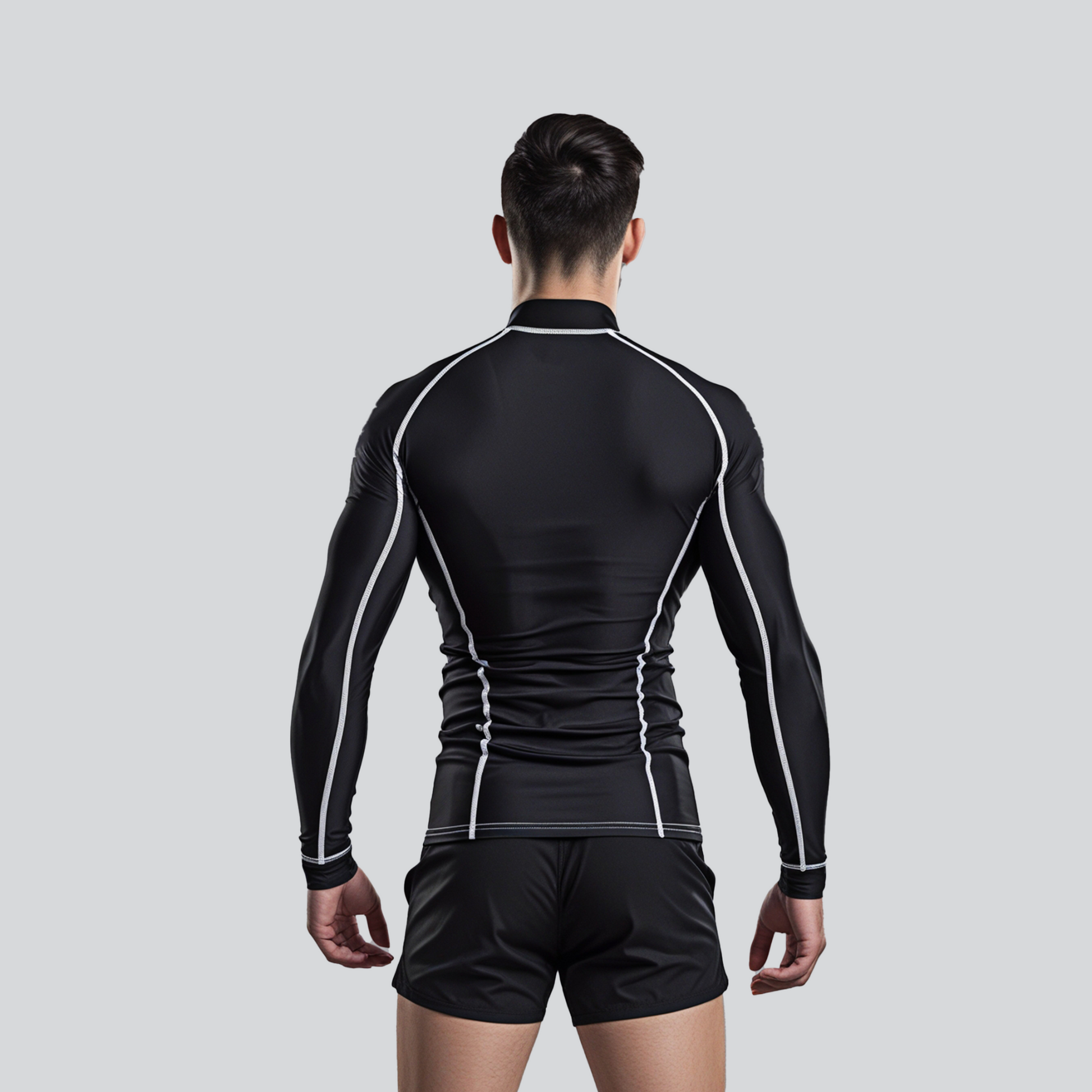 KOMBAT F/S PRO RASH GUARD BLACK