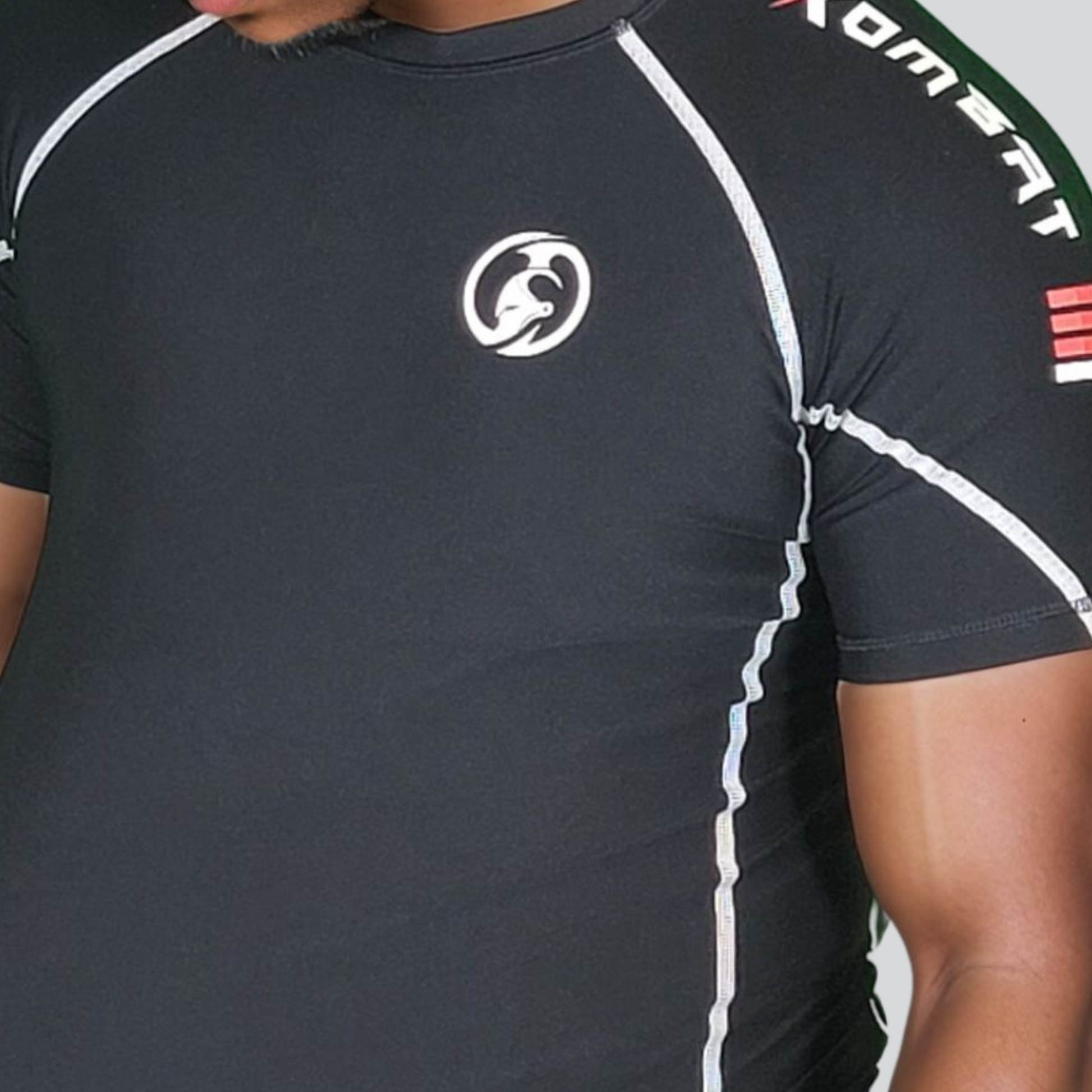 KOMBAT H/S PRO RASH GUARD BLACK