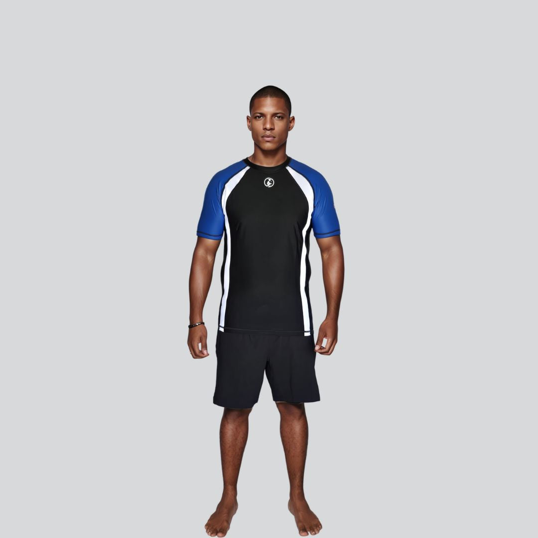 ADULT RASH GUARD H/S GUARD BLUE – Kombat USA