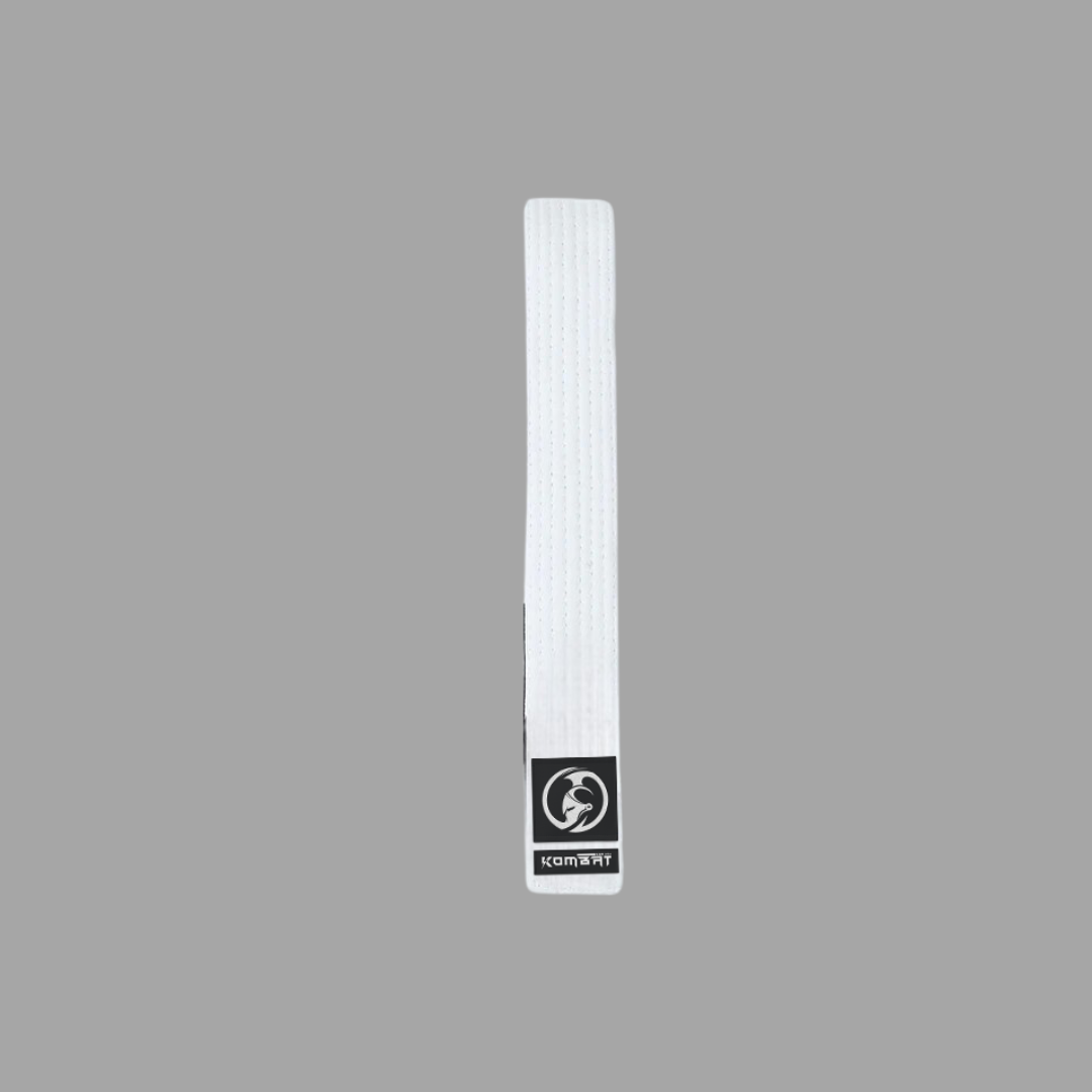 KOMBAT PREMIUM KIDS BJJ SOLID RANKED BELTS white