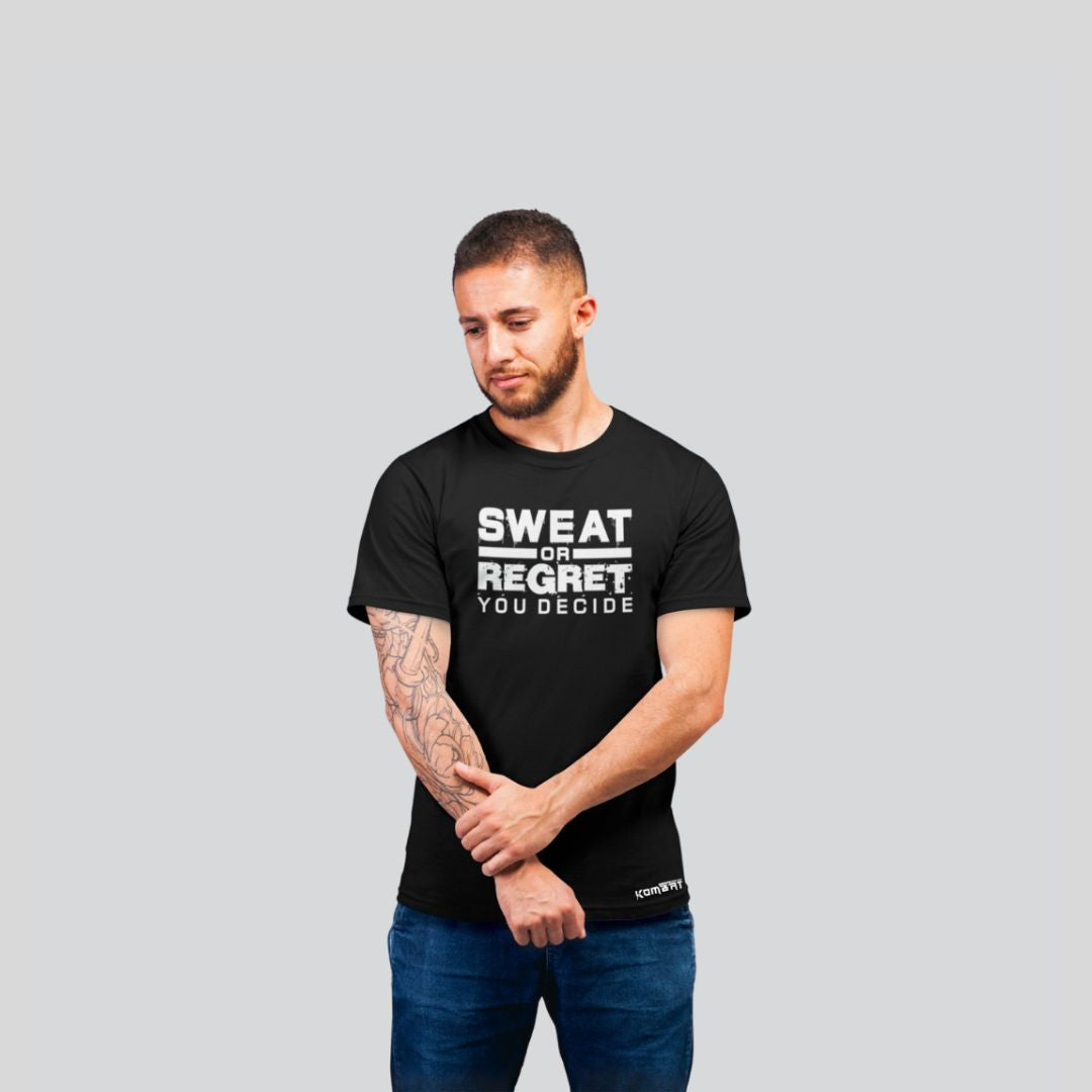 KOMBAT SWEAT OR REGRET T-SHIRT

