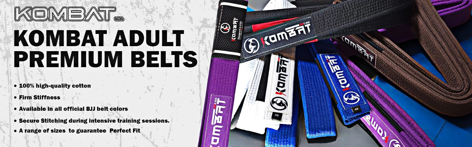 Kombat Premium Adults belts