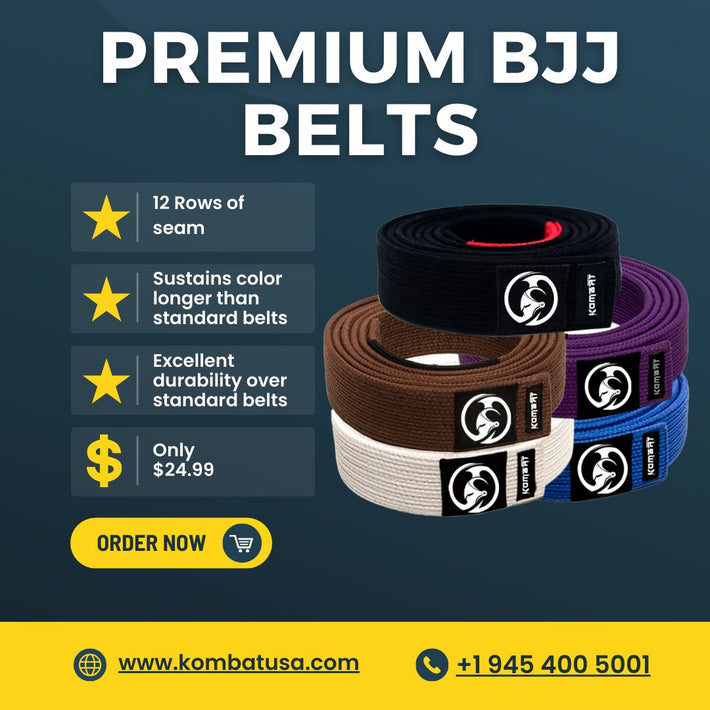 Kombat Premium Bjj Belts