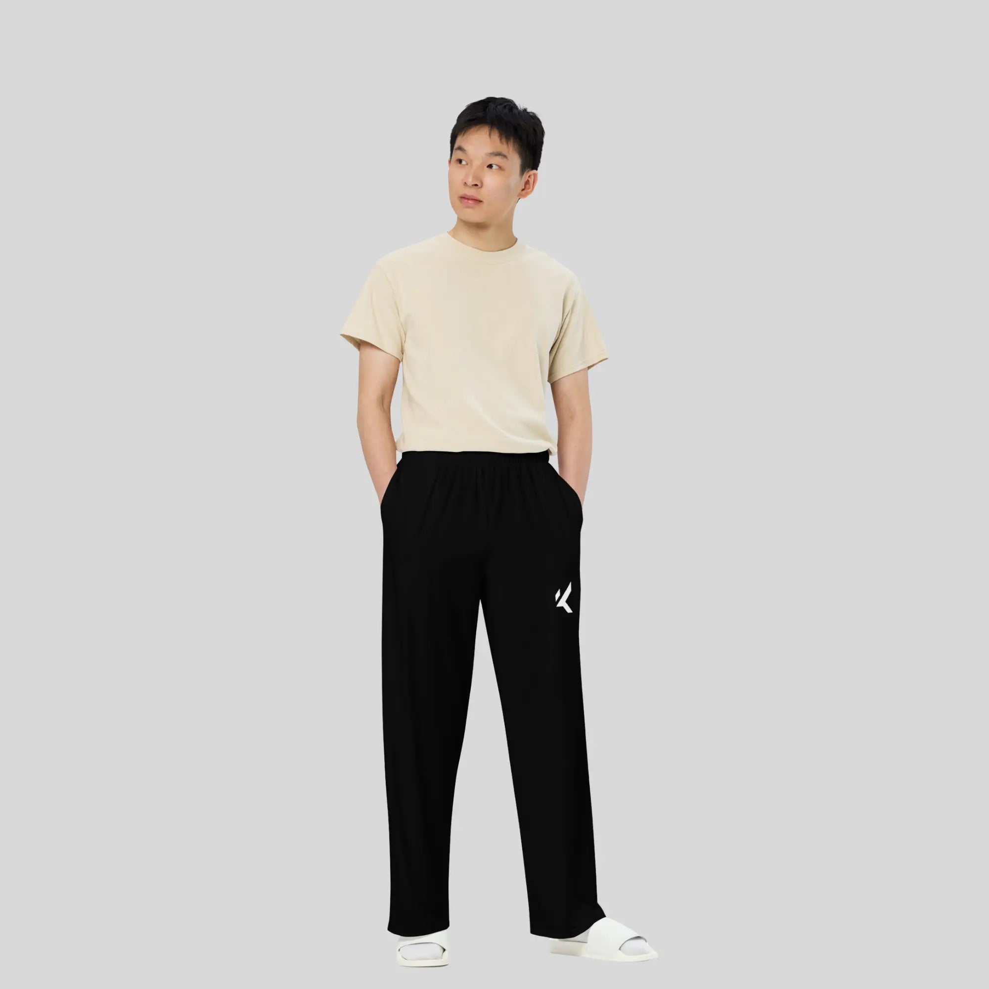 Kombat wide-leg pants,black wide leg pants,wide leg pants,straight leg pants, Wide Leg Trousers,Wide leg pants men,wide leg pants men's style,wide leg pants men's style