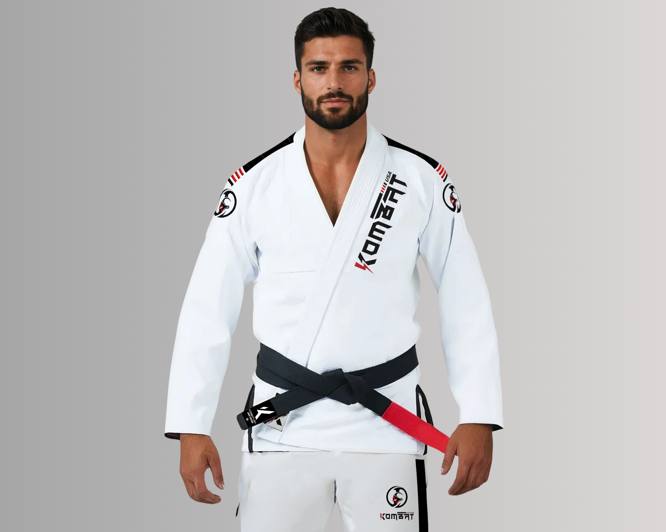 KOMBAT THUNDER COMP PRO WHITE GI V.1