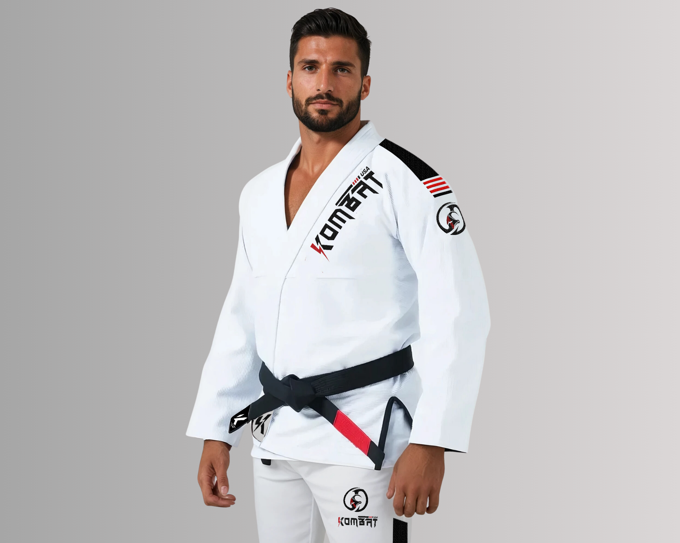 KOMBAT THUNDER COMP PRO WHITE GI V.1