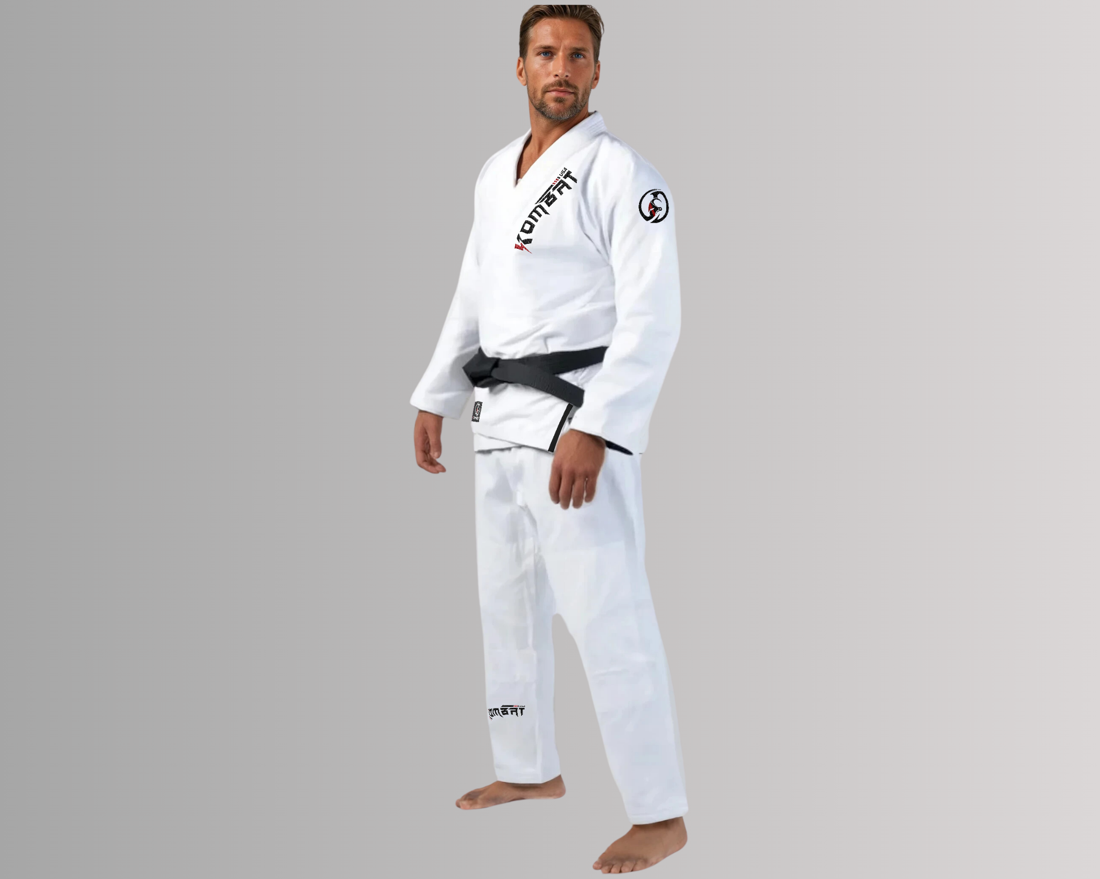 KOMBAT FEARLESS COMP WHITE GI