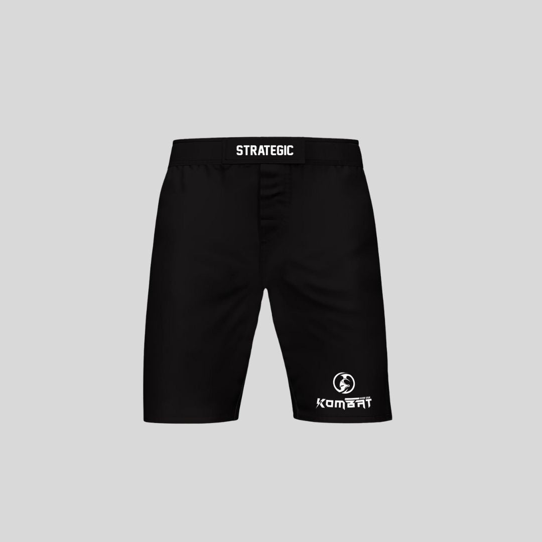 YOUTH MMA PRO BLACK & WHITE SHORT

