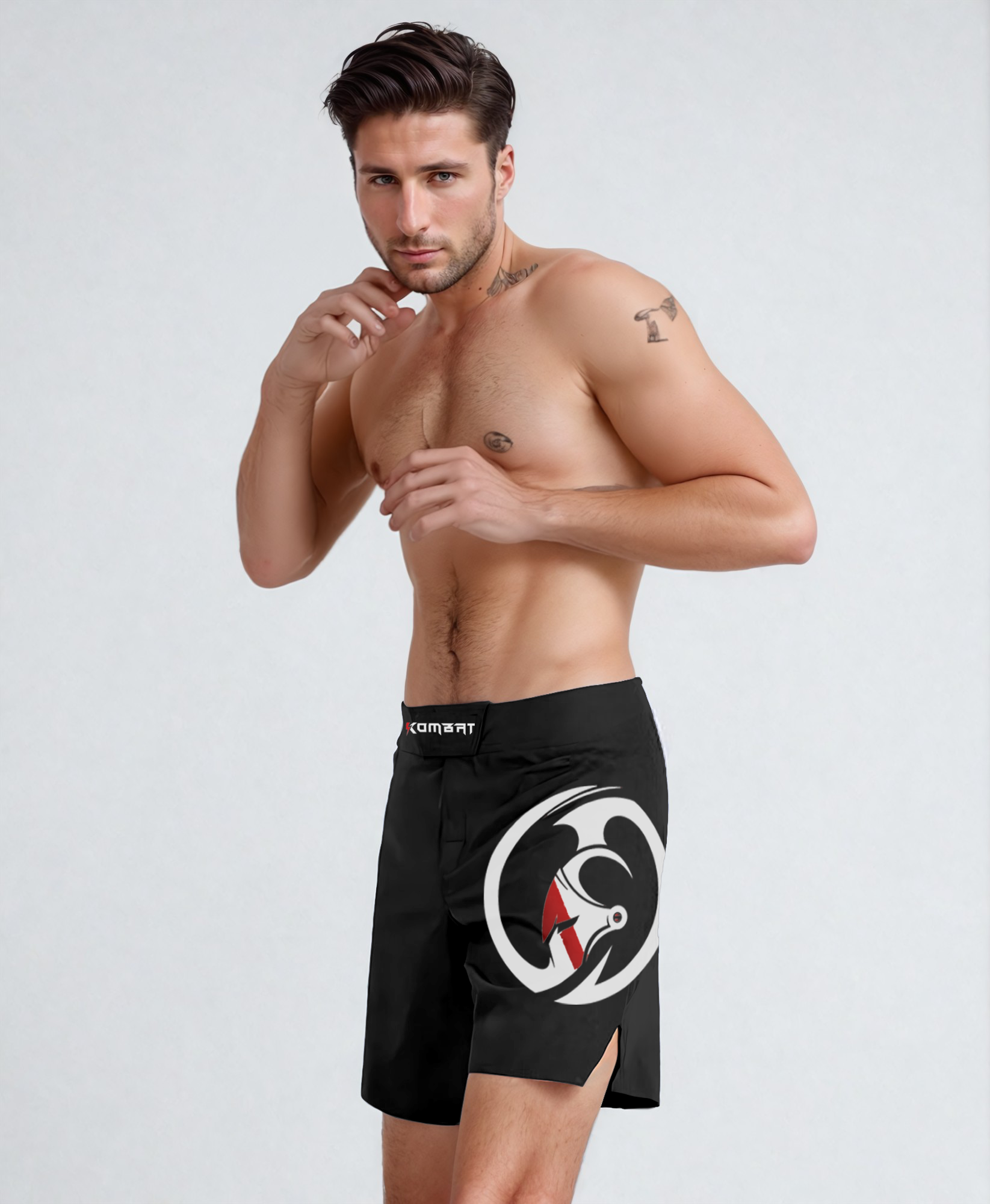 KOMBAT MMA SHORTS BLACK V1