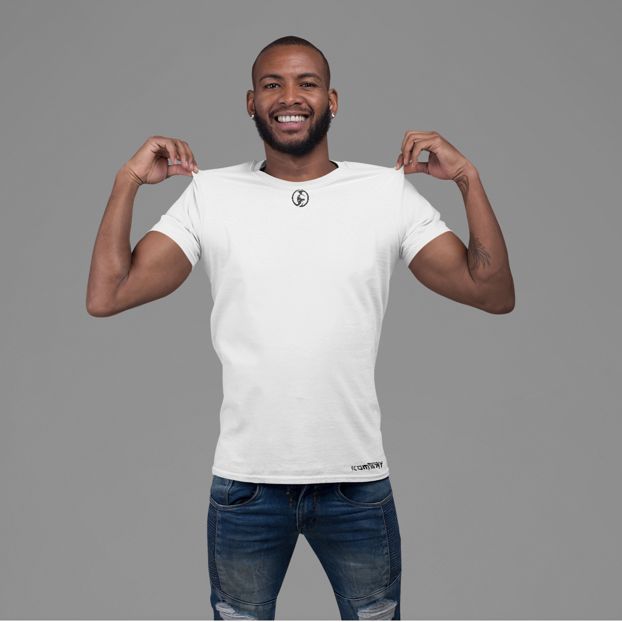 ROUND NECK T-SHIRT WHITE