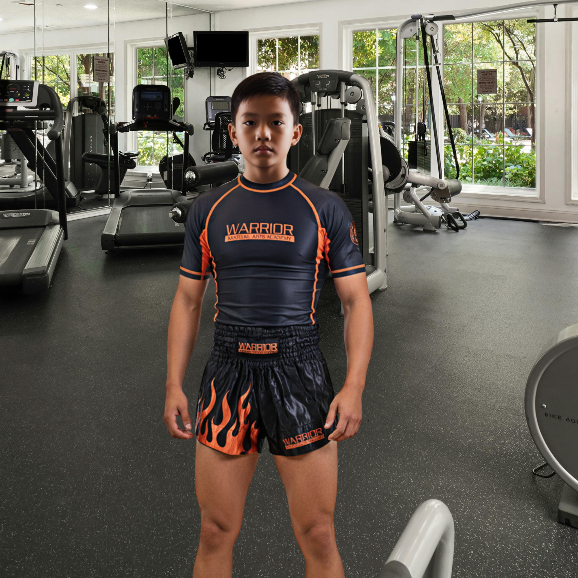 WARRIOR YOUTH R/G BK/ORANGE (COMP TEAM ONLY)