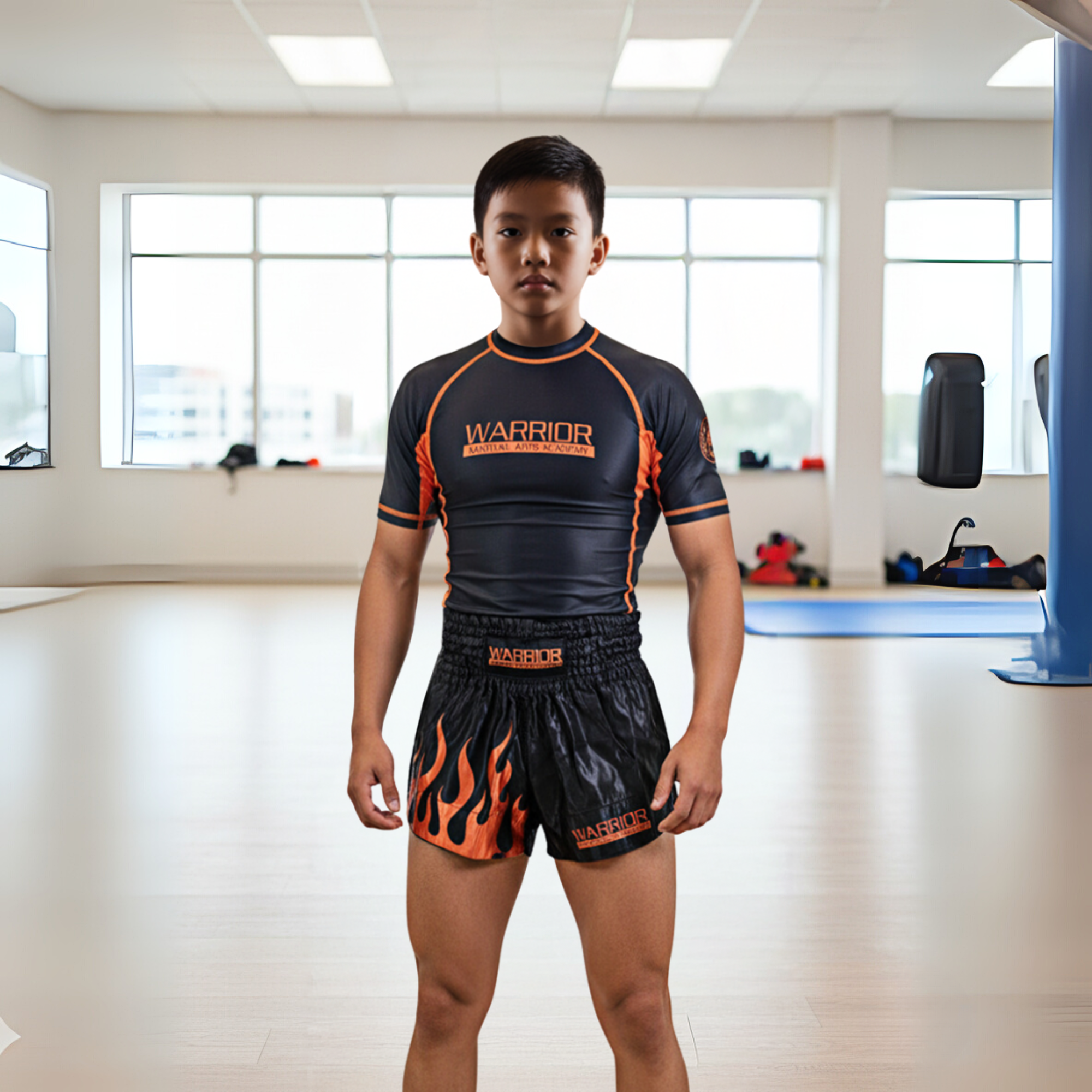 WARRIOR YOUTH R/G BK/ORANGE (COMP TEAM ONLY)