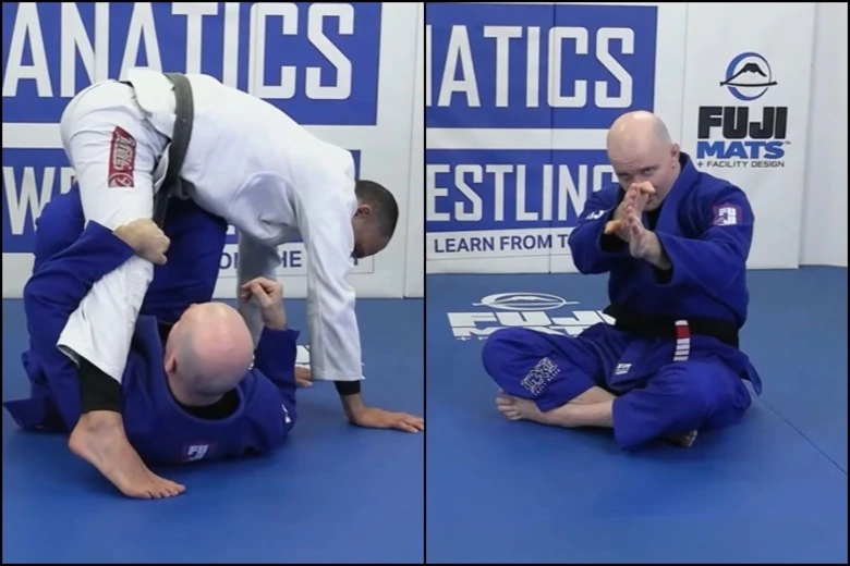 John Danaher Demonstration Of Best Method For Older Players To Enter Into X Guard