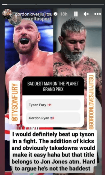 Gordon Ryan Claimed He Would Defeat Tyson Fury Through Kicks And Takedowns